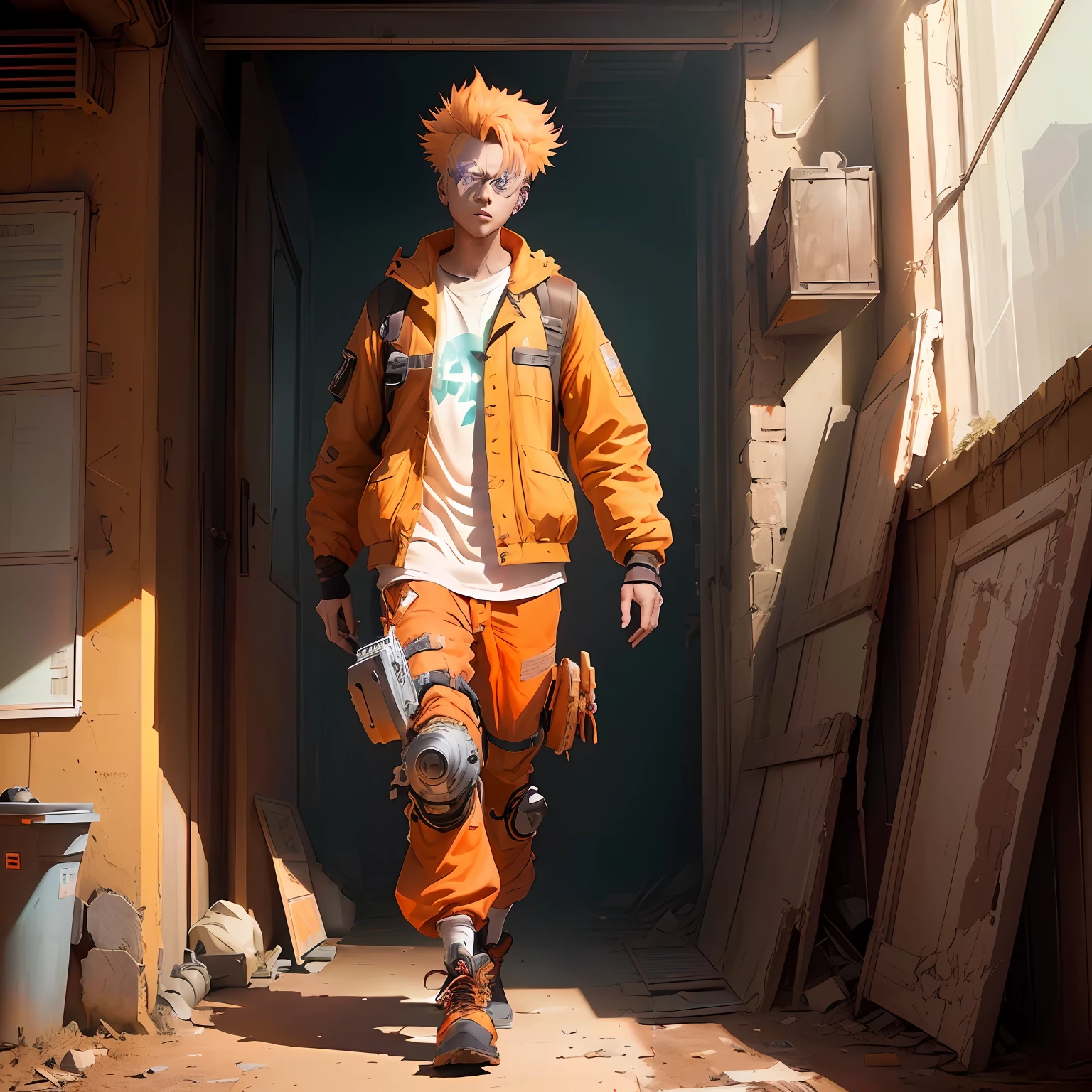 there is a man with a chainsaw on his head, chainsaw man, badass anime 8 k, epic anime style, clean detailed anime art, 4 k manga wallpaper, chainsaw man manga, epic portrait of menacing, trigger anime artstyle, anime epic artwork, advanced digital anime art ”, sharp high quality artwork, detailed digital anime art, official art