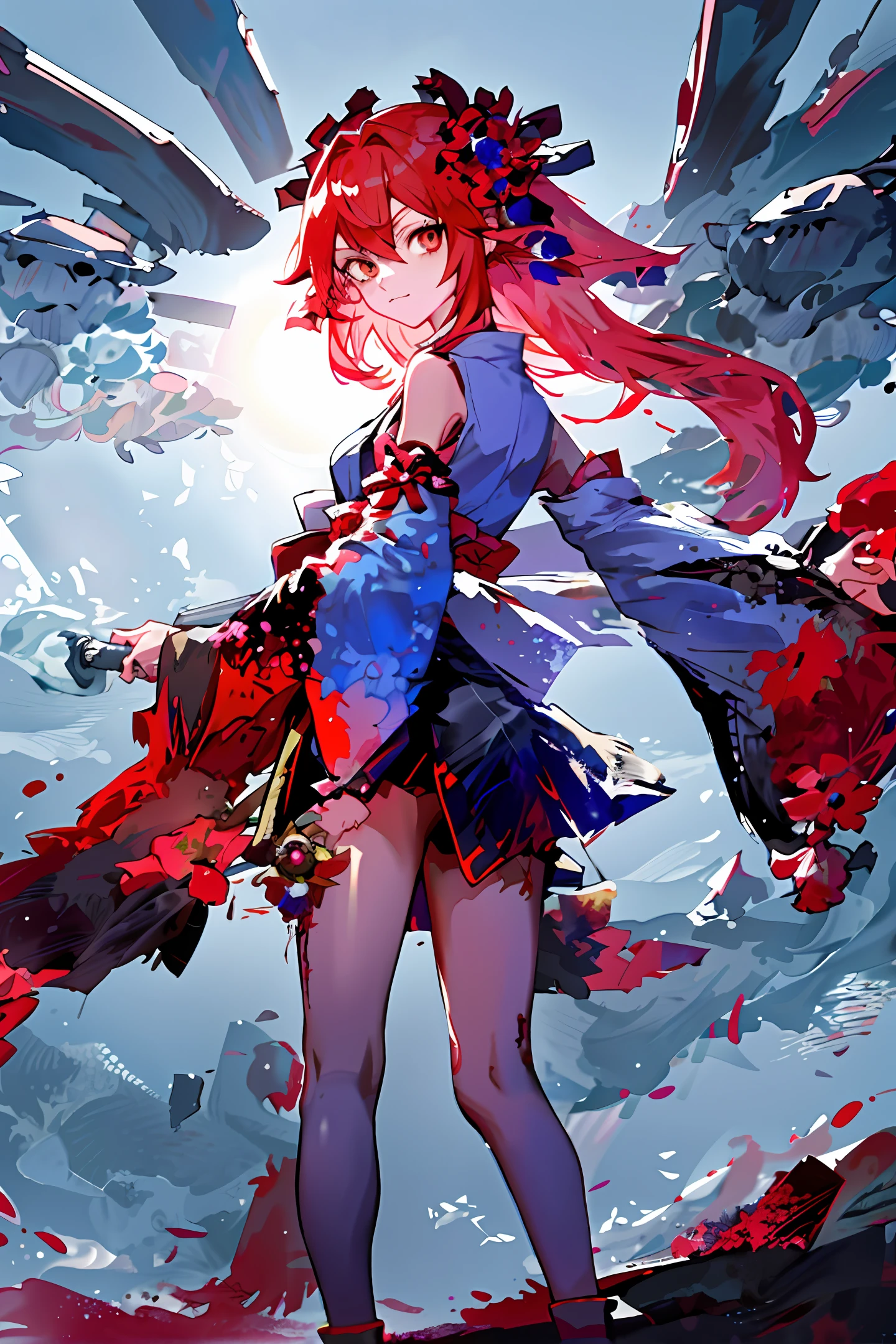 anime character with sword and blood splattered paint on a black background, badass anime 8 k, bleach manga style, anime epic artwork, ichigo kurosaki, best anime 4k konachan wallpaper, anime style 4 k, 4 k manga wallpaper, anime art wallpaper 4k, anime art wallpaper 8 k, anime art wallpaper 4 k, anime wallpaper 4 k