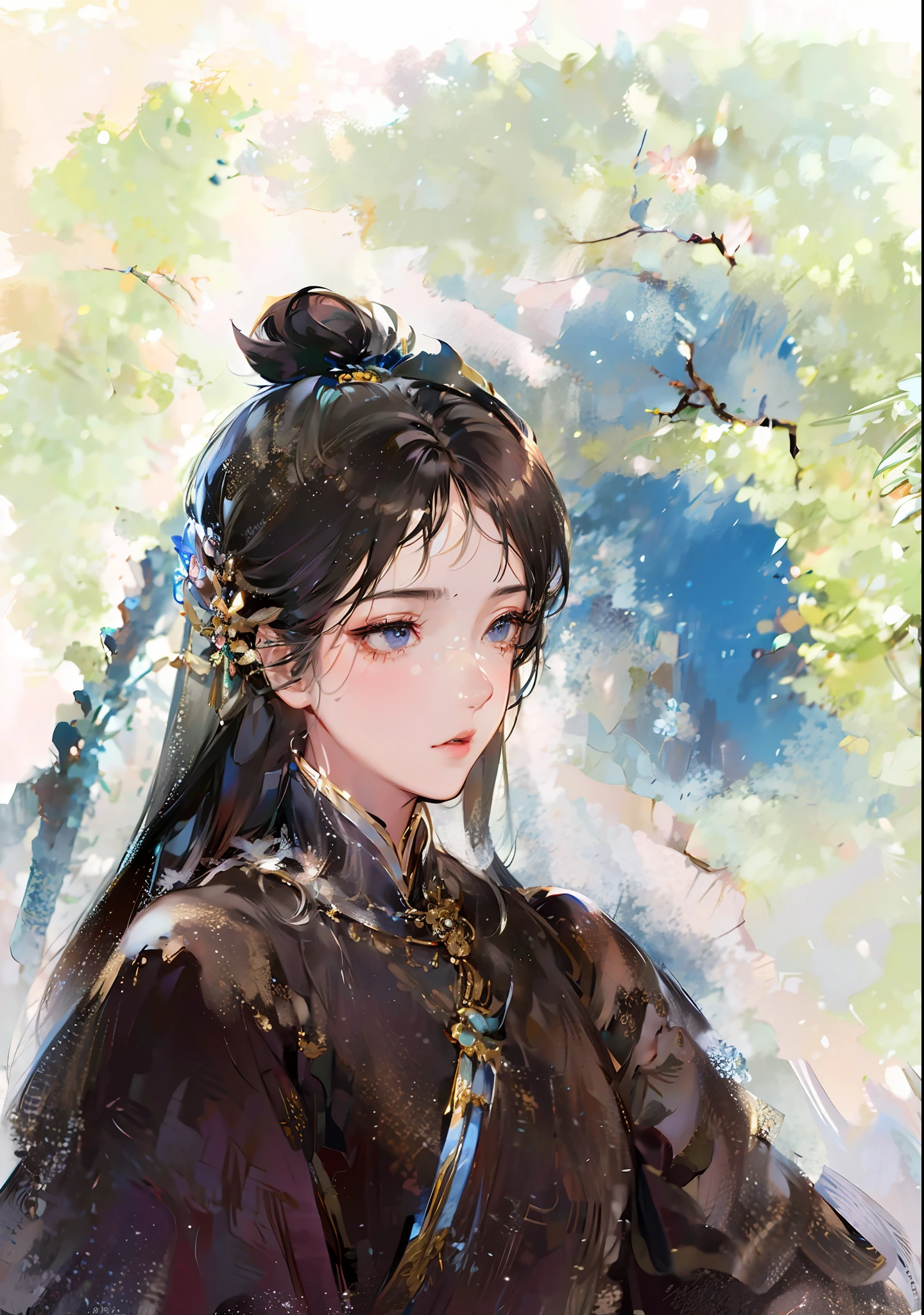 (Male: 1.1), black eyes, oriental beauty, (masterpiece), best quality, Anime, merge, colorful, vibrant colors, illustration, artstyle, fantasy, realistic, animation, (photo_\(medium\):1.0), by Antonio J. Manzanedo, by Jeremy Lipking, lightning, in surreal landscape, smooth, sharp focus