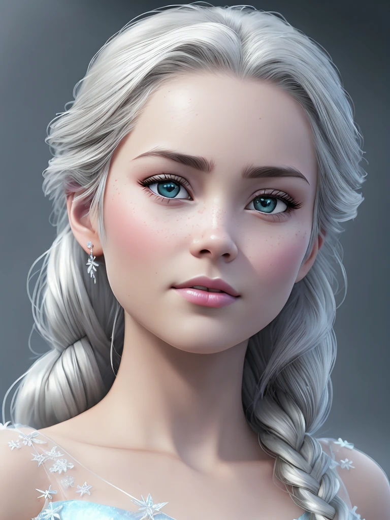 Highly detailed CG unity 8k wallpaper, style shot, complex, high detail, dramatic, highest quality movie still image, very detailed, masterpiece, best quality, character design, Elsa, Elsa from Frozen, (( Dark style)), realistic ultra-detailed rendering style, natural light, sharp character design, (hard focus, 8k), (((natural skin texture))), 8k textures, soft cinematic lighting, adobe lightroom, dark room, hdr, Sophisticated, Elegant, Rich Detail, Sharp Focus, ((((Film Look) )), Soothing Tones, Detail Frenzy, Intricate Detail, Super Detail, Low Contrast, Soft Film Lighting, Dull Colors, Exposure Blending, HDR, Fade, 35mm, f/1.4, ISO64, f16, 25 sec.