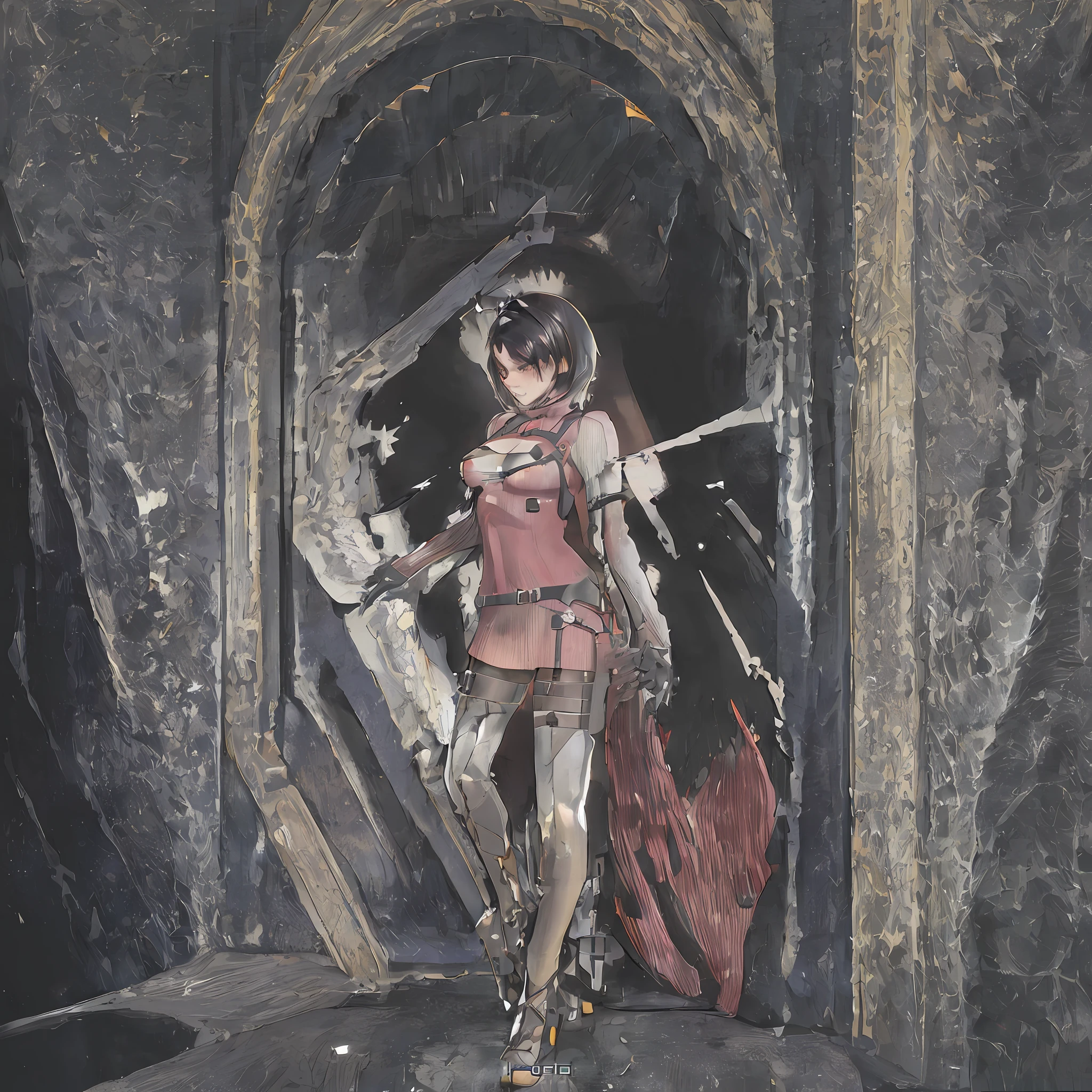 A girl, short hair, black hair, black eyes, perfect facial features, girl, middle part, wolf tail, plain makeup, necklace, young, mysterious, stars, best quality, high quality, high resolution, 8K, collar, vertical drawing , blood, sexy, cross star, reflection, reflection, moon, moonlight, heavy rain, high slit, gold accessories, cameltoe, looking at the camera, areolae, pussy_juice, starry night, starry sky, twin stars, cleavage, covered body, black and red color matching , chains, sweating, levitation, roses, breast press, breast grab, puffy_nipples, fat_mons, butterflies, black silk, jagged stockings, crowns, spikes, plants, tears, wet body, (forehead: 1.5), naked towel, 1girl, solo, hot spring, top cover, half soaked, towel, boobs, ahoge,