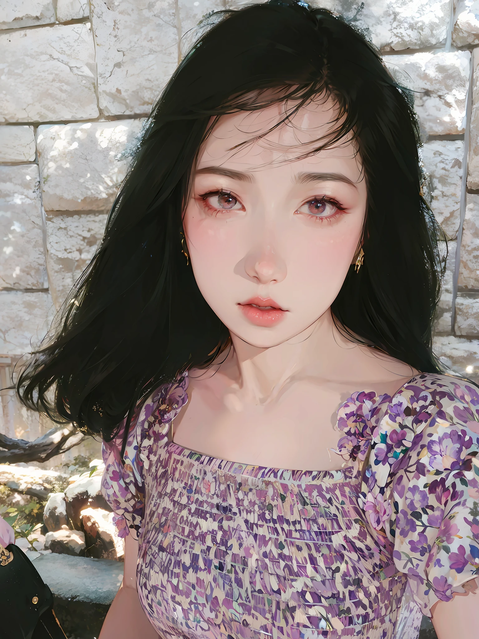 Oriental Beauty, (masterpiece), best quality, Anime, merge, colorful, vibrant colors, illustration, artstyle, fantasy, realistic, animation, (photo_\(medium\):1.0), by Antonio J. Manzanedo, by Jeremy Lipking, Lightning, in surreal landscape, smooth, sharp focus