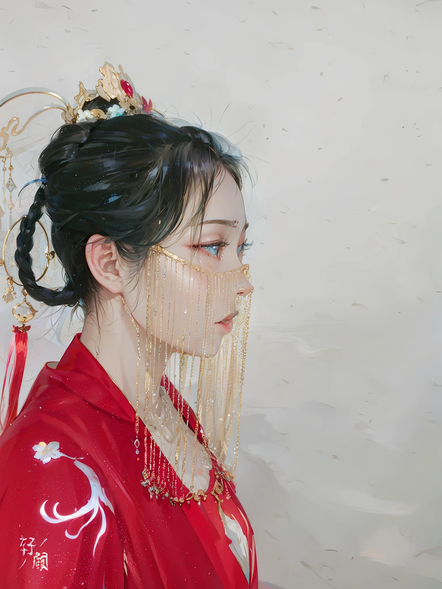 Oriental Beauty, (masterpiece), best quality, Anime, merge, colorful, vibrant colors, illustration, artstyle, fantasy, realistic, animation, (photo_\(medium\):1.0), by Antonio J. Manzanedo, by Jeremy Lipking, Lightning, in surreal landscape, smooth, sharp focus