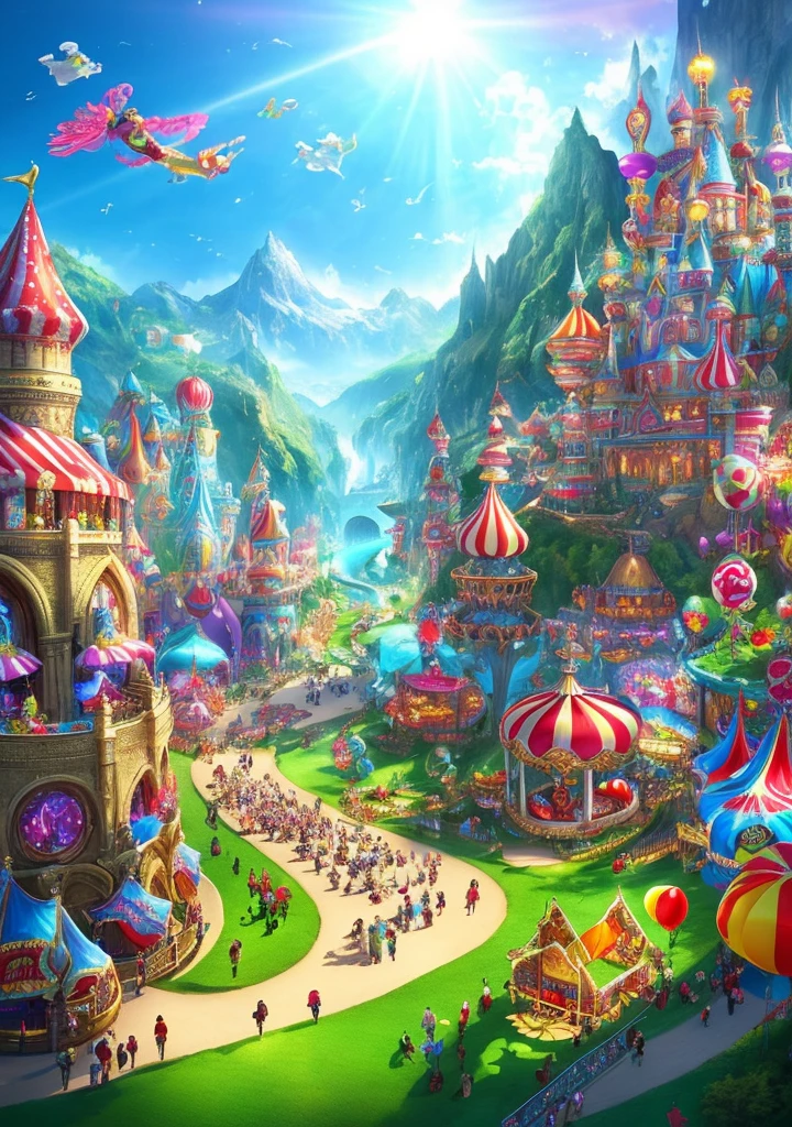 Carnival in a fantasy land