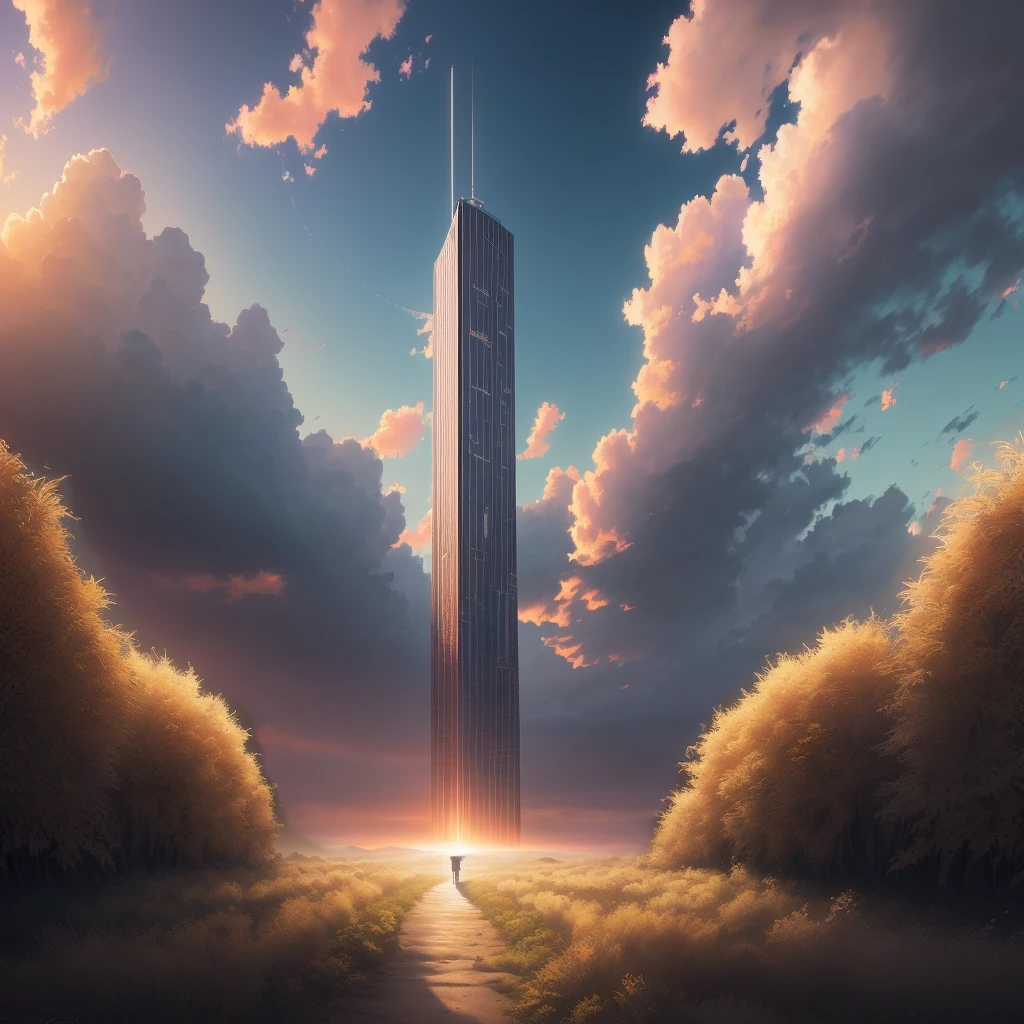 Vibrant colored sky, hyper-detailed technical precision, light, dark, wind breeze appearances, light rays, high resolution, high details, detailed colors, realistic and natural, HDR, scene art, realistic surrealism, detailed textures, high quality, lsd , dmt, 8k