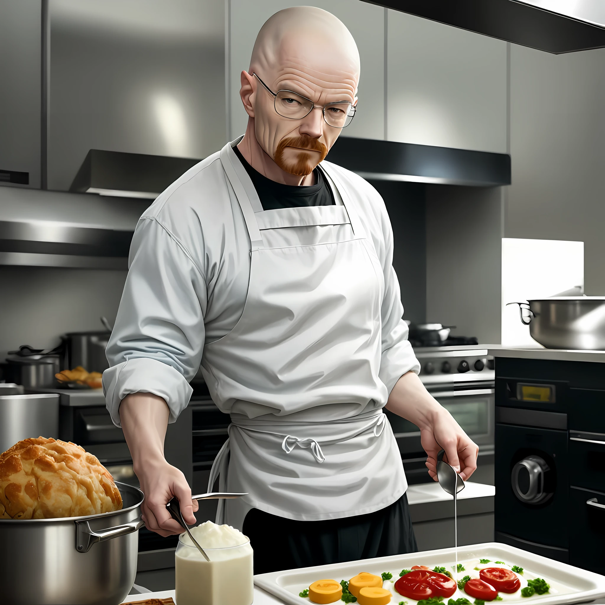 Walter White cooking
