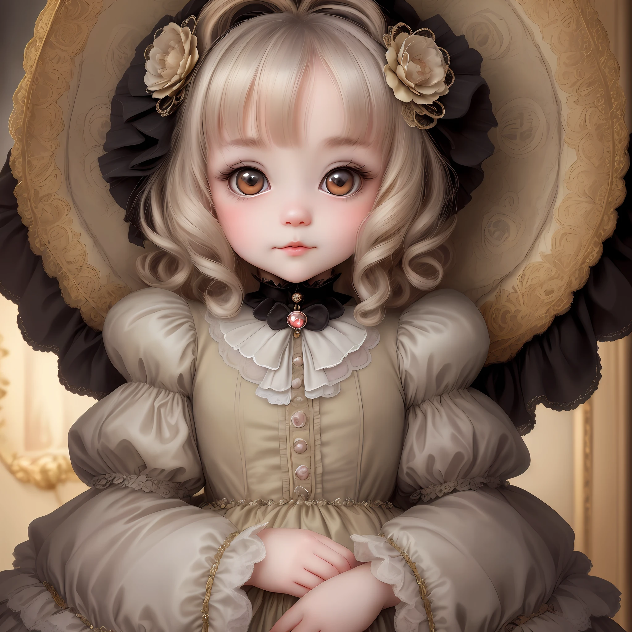 Insanely detailed adorable close-up portrait of an extremely cute fluffy French kitten in a fashionable outfit. Parisian background. Beautiful details, intricate details. Fabulous, dreamy. Alexander Jansson, Craig Davison, Mark Ryden, Fragonard, Arthur Rackham. A rendering of a cinematic character. Oil painting, 8k resolution, Close-up portrait of adorable chibi kawaii anthropomorphic kitten Marie Antoinette, masquerade costume. Perfect face, detailed face, delicate face, big round reflecting eyes.Fairy tale, vintage style, adorable. Margaret Keen, Mark Ryden, Alexander Jansson, Conrad Rosett. A 19th century masterpiece.