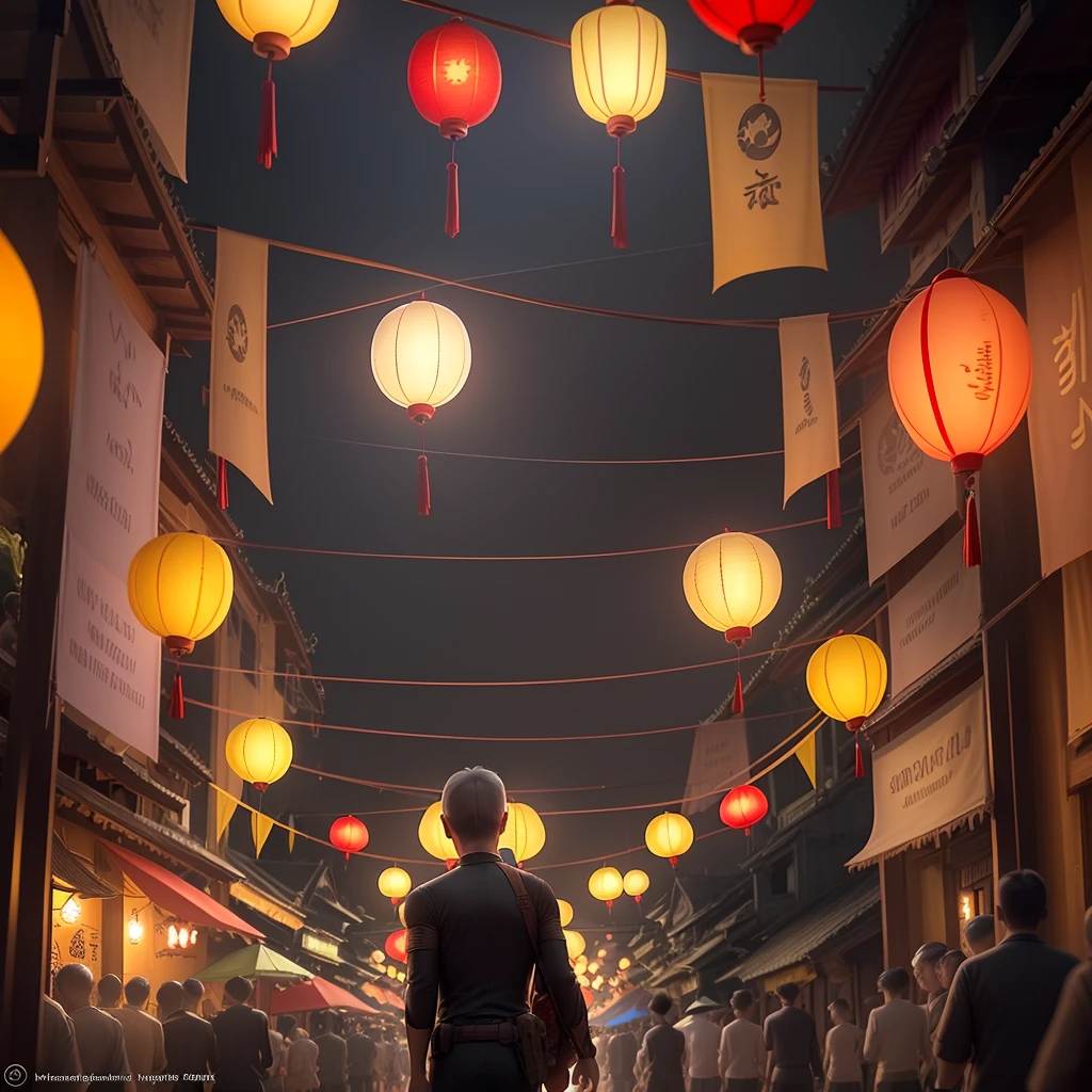 vietnam hoi an lanterns night, photorealistic, epic composition, Pixar RenderMan, V-Ray Lights, Professional Color Grading, Canon EOS R6, 1000MP, Depth of Field, highly detailed, hyper-realistic, ultra-photorealistic, HDR, ultra-sharp, 64k