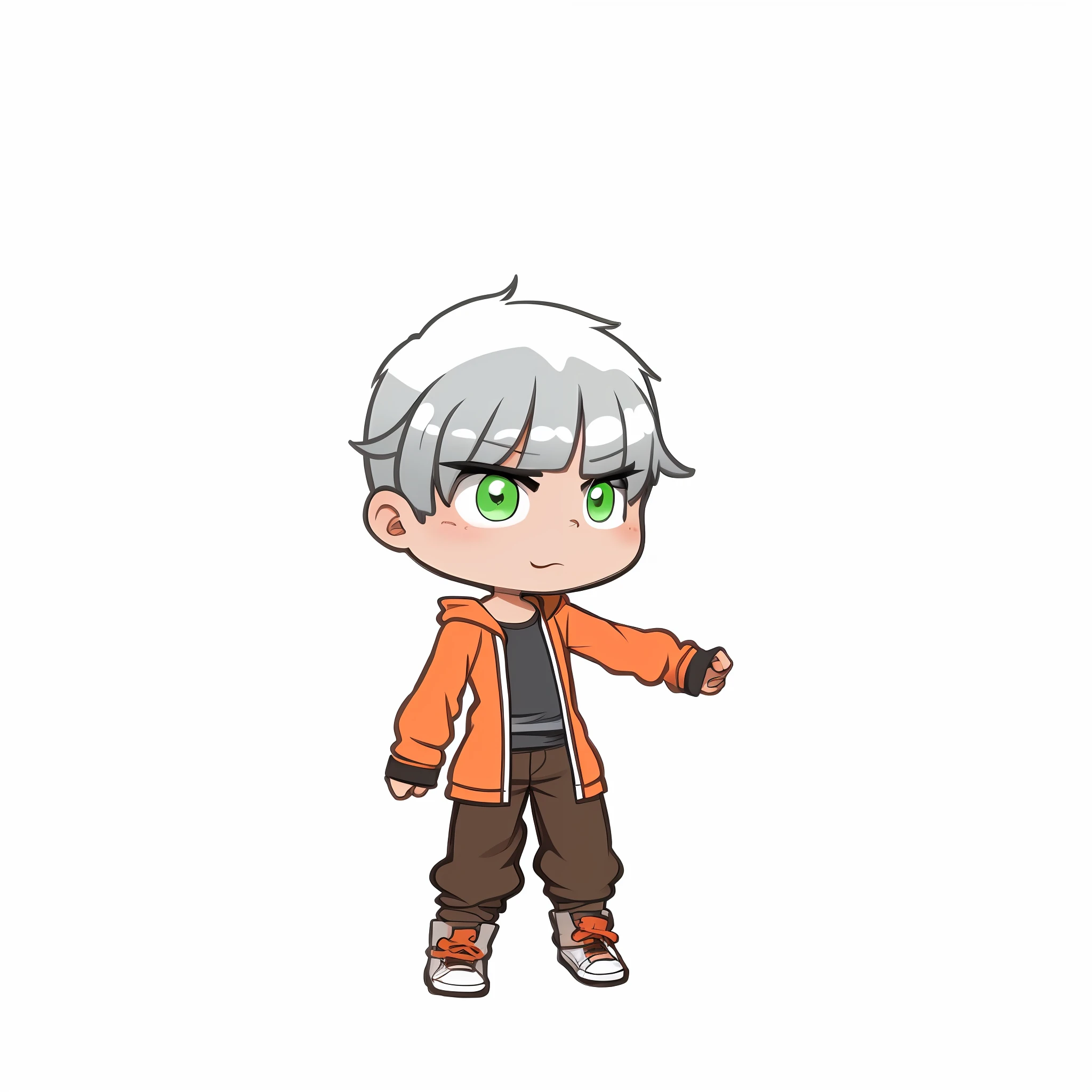 cartoon style drawing boy
