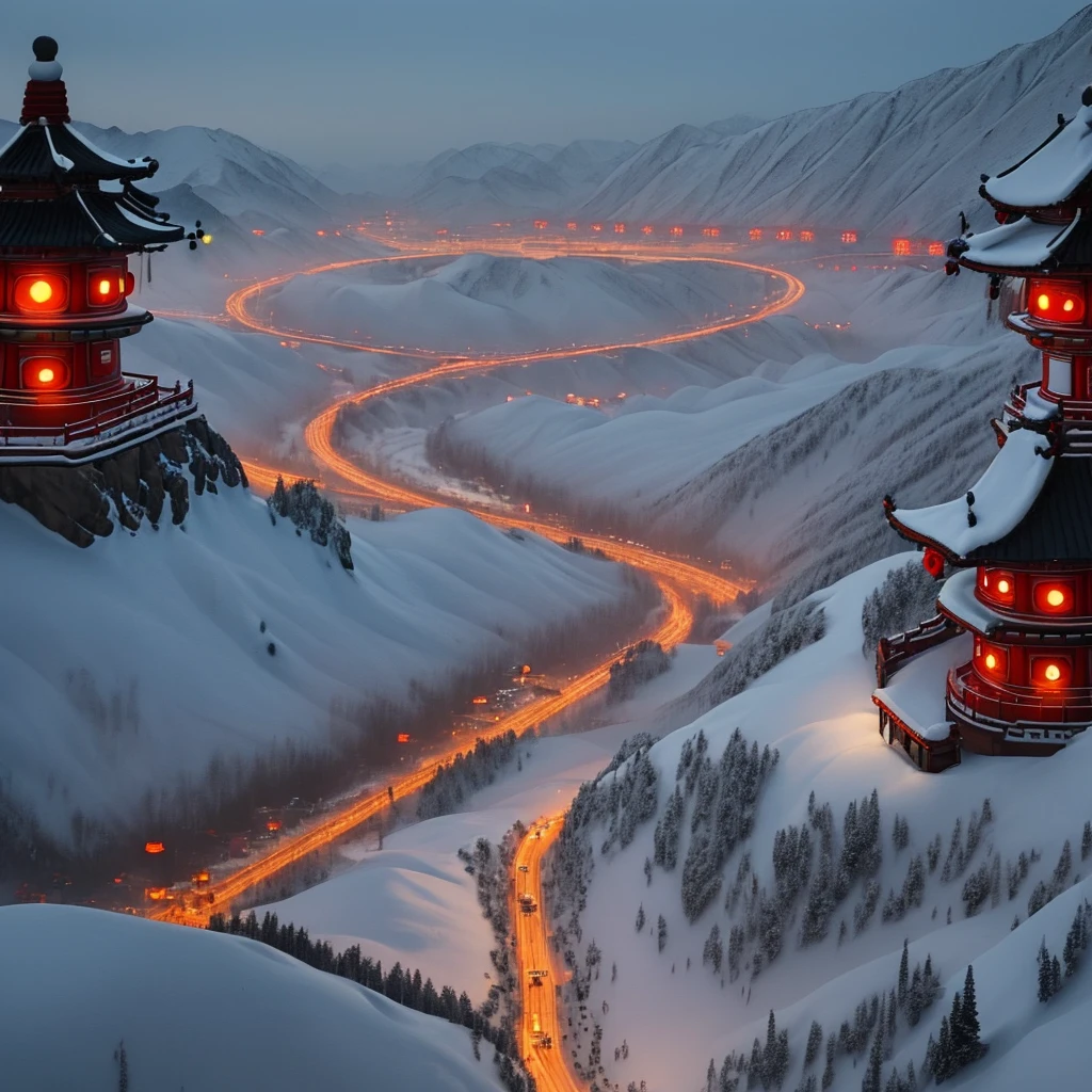 People from Northeast China, film lighting, characters in the center,