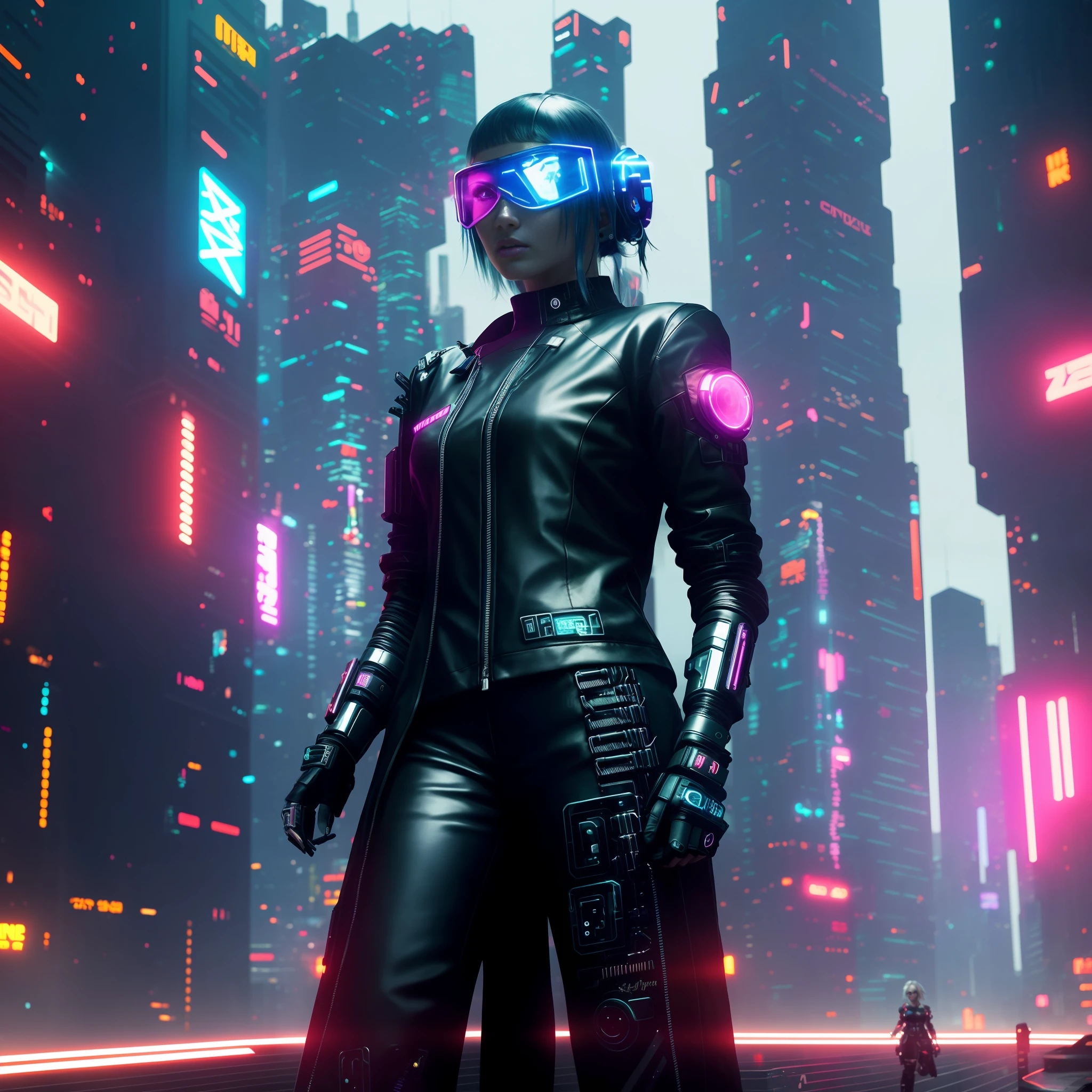futuristic woman in futuristic city with futuristic lights and futuristic buildings, cyberpunk 2 5 y. o model girl, cyberpunk art ultrarealistic 8k, in a futuristic cyberpunk city, female cyberpunk, cyberpunk with neon lighting, hyper-realistic cyberpunk style, cyberpunk woman, beautiful cyberpunk woman model, female cyberpunk anime girl, cyberpunk beautiful girl, muted cyberpunk style, dreamy cyberpunk girl
