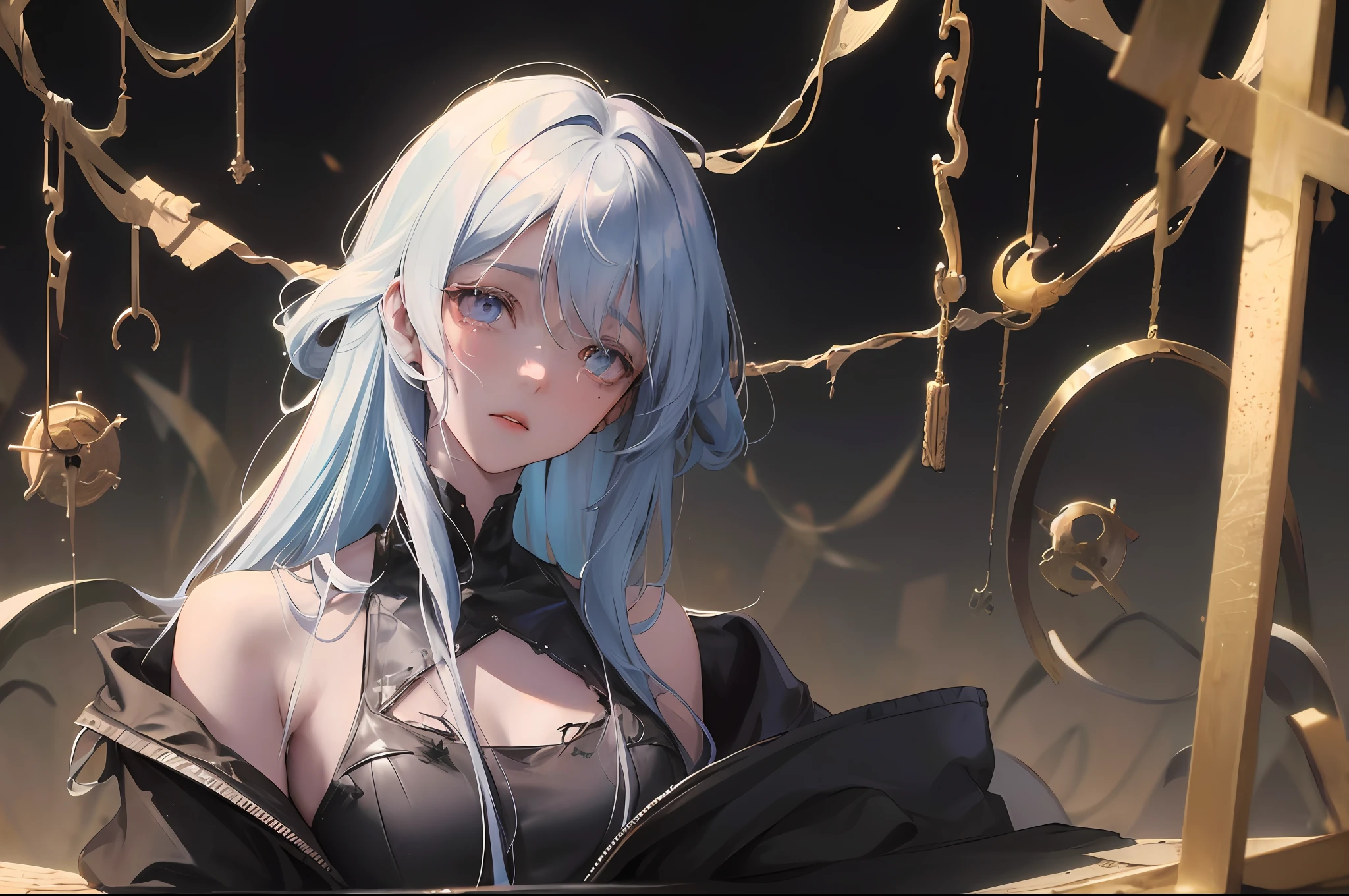 "Don’t say that you wanna die"
"Live, Don’t give up!"
It’s foolish to think a song like that is right.

You are ok dying, but you’ll be sad if people around you die.
"I don’t like it"  that’s your ego.

You don’t care if others live or not
Hating somebody - It’s just a trend to you
But you say "Let’s all live in peace"
How wonderful you are.

Somebody died behind the screen
Somebody became sad and sang about it
Some boy got inspired by it
And started running with a knife in his hand.

Life hates us all.
We push values and egos onto others  Easily play songs about killing
On the radio all day.
Life hates us all.
Because we say we wanna die casually
We take life lightly, life hates us all.

I indulge in sleeping all day because I have no money.
I cannot find my purpose, and breathe in vain.
Alone is not enough to describe this scar
Being stubborn, I go to bed by myself again

We are boys and will be men someday.
Then get old and withered like dried leaves that nobody sees.
I’ll get a permanent body and live forever.
Fantasizing that kind of Sci-Fi story.

You don’t care if you die
But you want people around you to be alive
Contradicting yourself will upset them.

"Good person has to be good"
"Live if you don’t want to die"
If you don’t mind being sad
Keep laughing by yourself.

Life hates us all.
We don’t even know what happiness is  Just hating where we were born
Cursing the past so easily.
Life hates us all.
Because we love to say good-bye too much  We never know what real loss is  Life hates us all, (mysterious black fog), (dilapidated), bulb, absurdity, realistic lighting, (abyss) masterpiece , high quality, beautiful graphics, high detail, miaobishenghua , [( blackbackground:1.5)::5], painted as a game concept art, matte painting concept art, environment painting, ruins, , concept art ， highly rendered scenery game concept art, character concept art, knot, sadness, agony, depression, screams of sorrow, bloody tears, suicide, death, gore