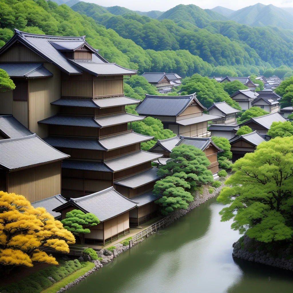 rural scenery in japan