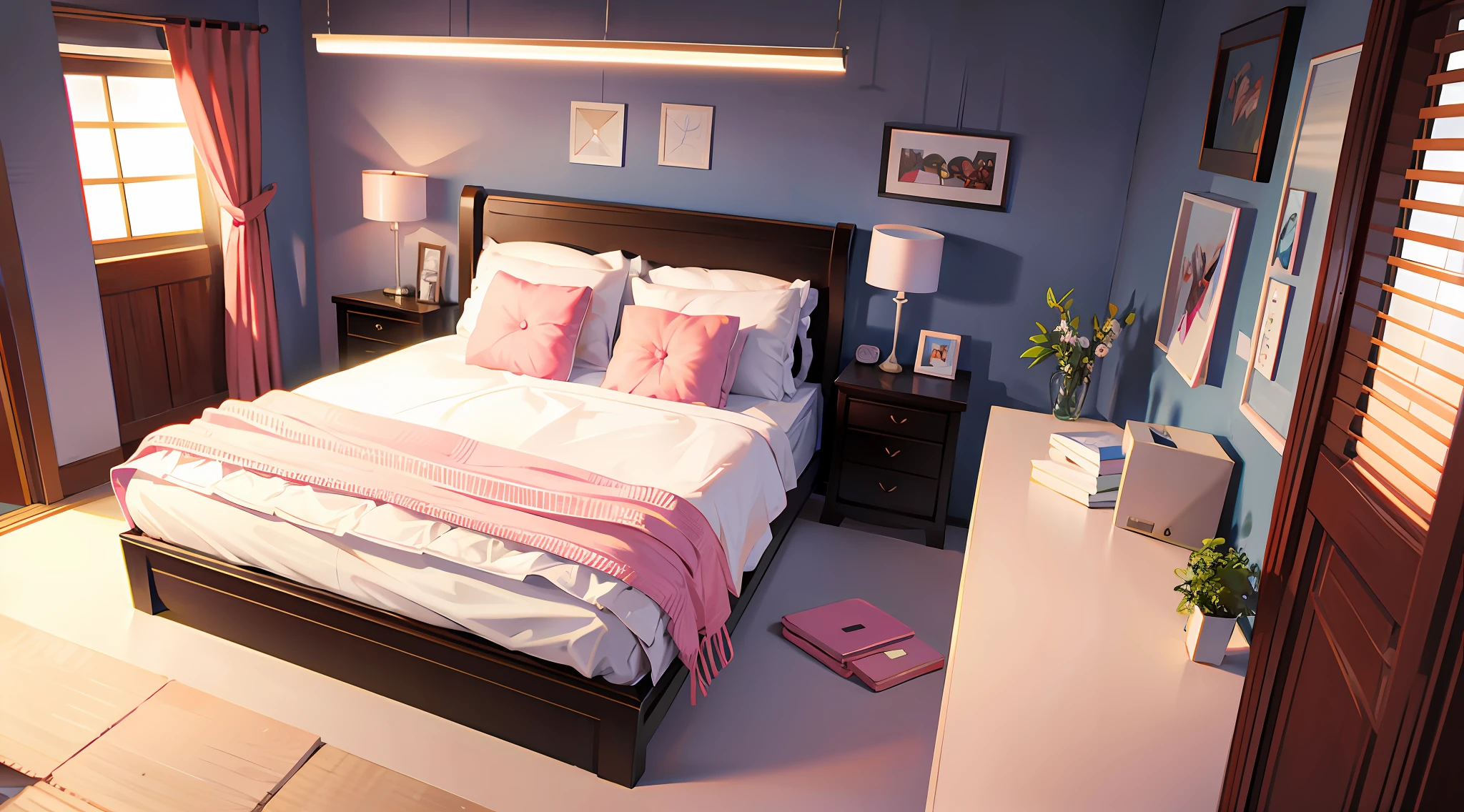 bedroom, cute