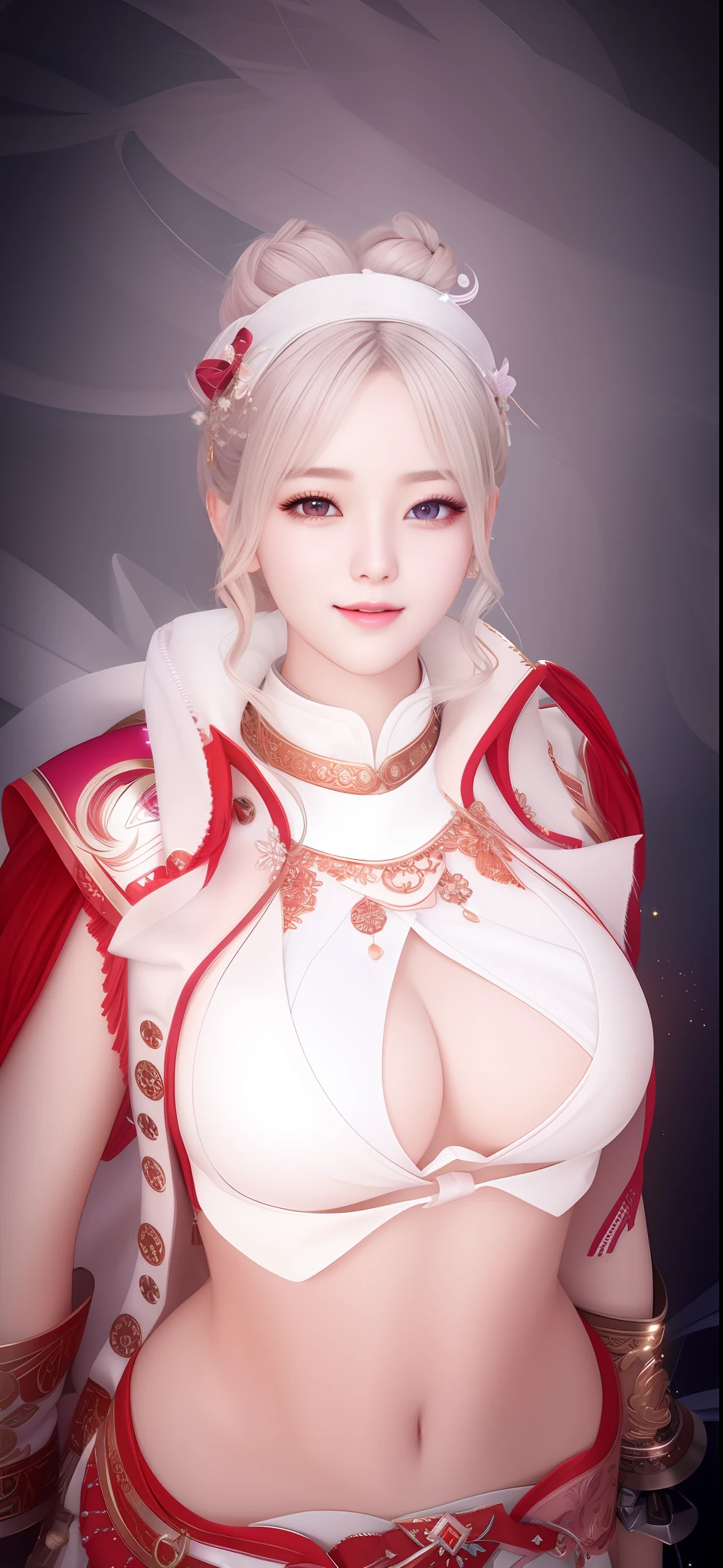 (extremely detailed CG unity 8k wallpaper), the most beautiful artwork in the world, 1girl, upper body,kpop idol, natural smile,
