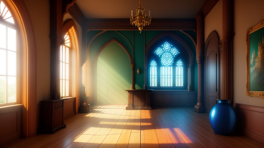 in a room, fantasy