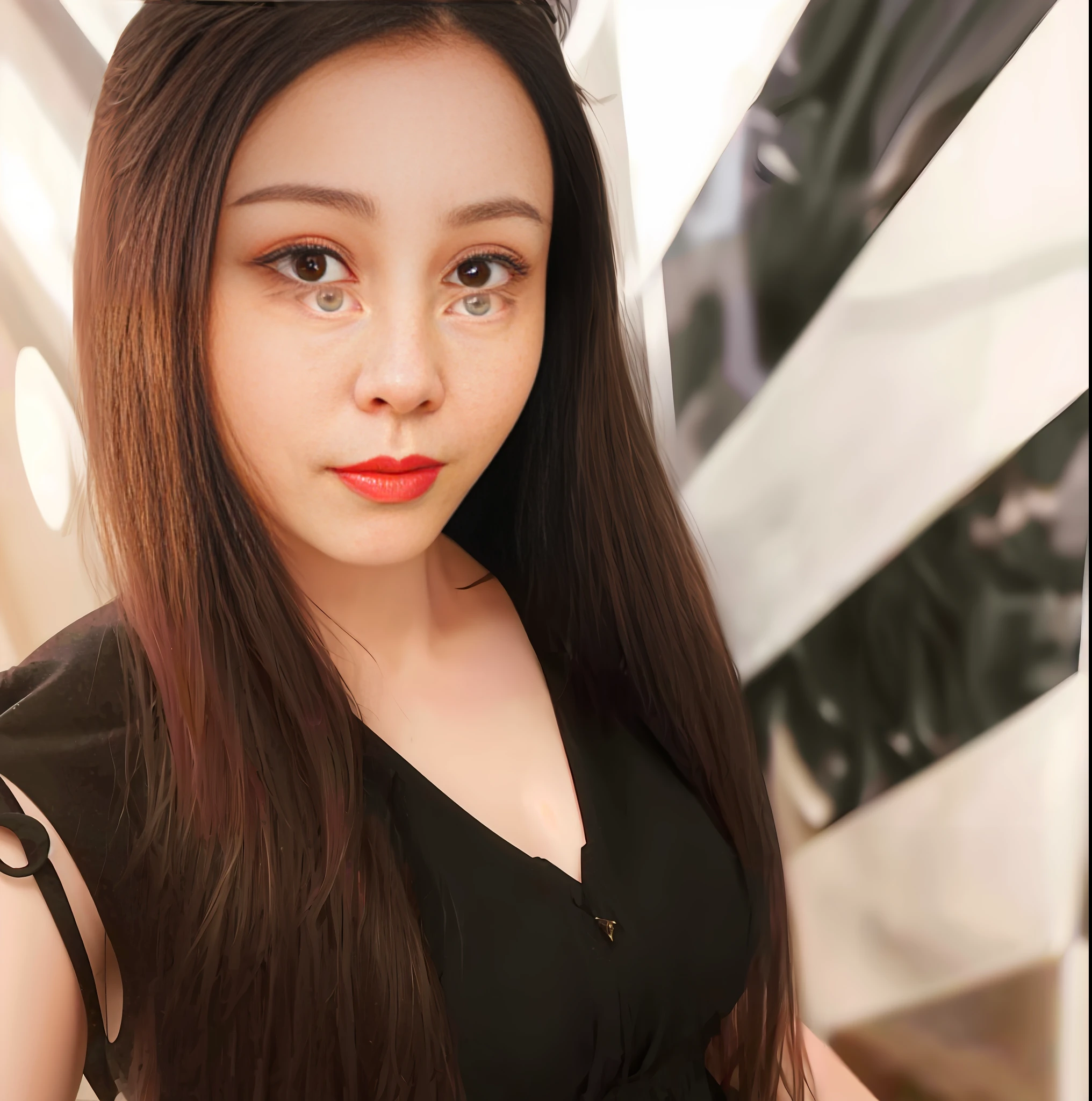 ray tracing,surrealism,cinematic lighting,caustics,absurdres,lying,(((Rich details))),realistic,extremely detailed cg unity 8k wallpaper,(((Beautiful face))),Black hair,1girl,Beautiful eyes,see-through,china dress,((( chinese clothes))),long dress,long legs,best quality,beautiful,gauze kerchief,medium breasts, goddess,bare shoulders,dress,jewelry, yin yang,