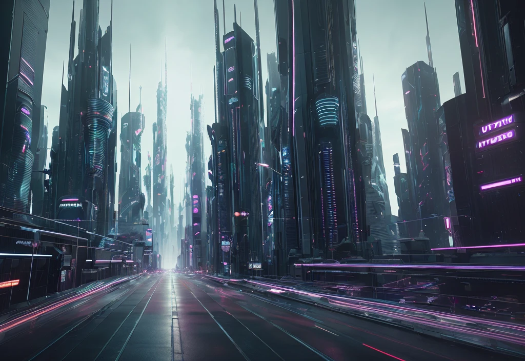 ultra hyper realistic award winning full body photo of a futuristic city, cinematic, fine details, 8k, dark shot, soft volumetric lights, backlit, intricate details, ArtStation cell shading, digital art, bloom, dark and gloomy, unity render, very dark lighting, heavy shadows, detailed, detailed face, vibrant, dramatic, dark, sharp focus,