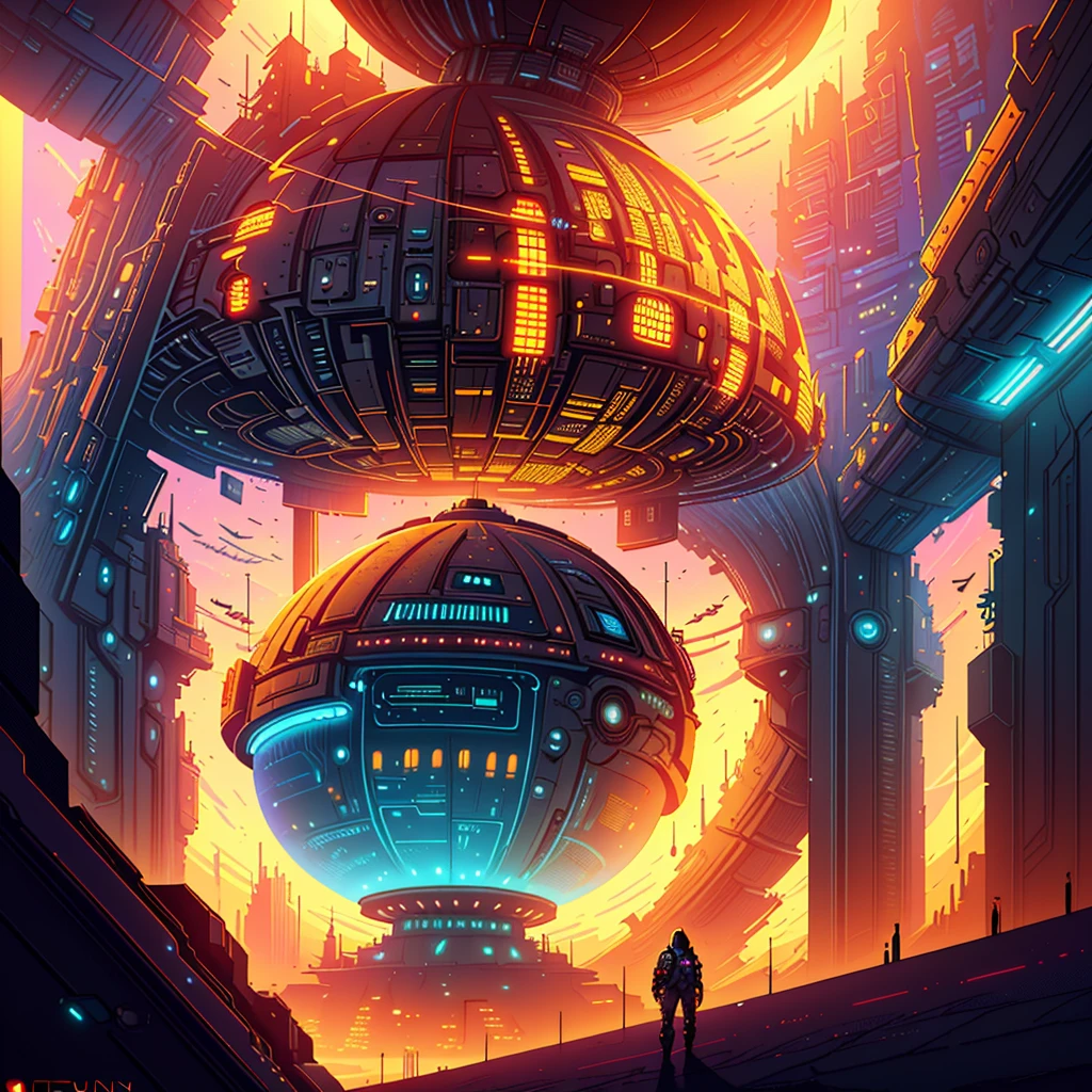 Mars utopian city inside dome, cyber punk, digital painting, digital illustration, extreme detail, digital art, 4k, ultra hd, alena aenami, futuristic, cosmic, fantasy art