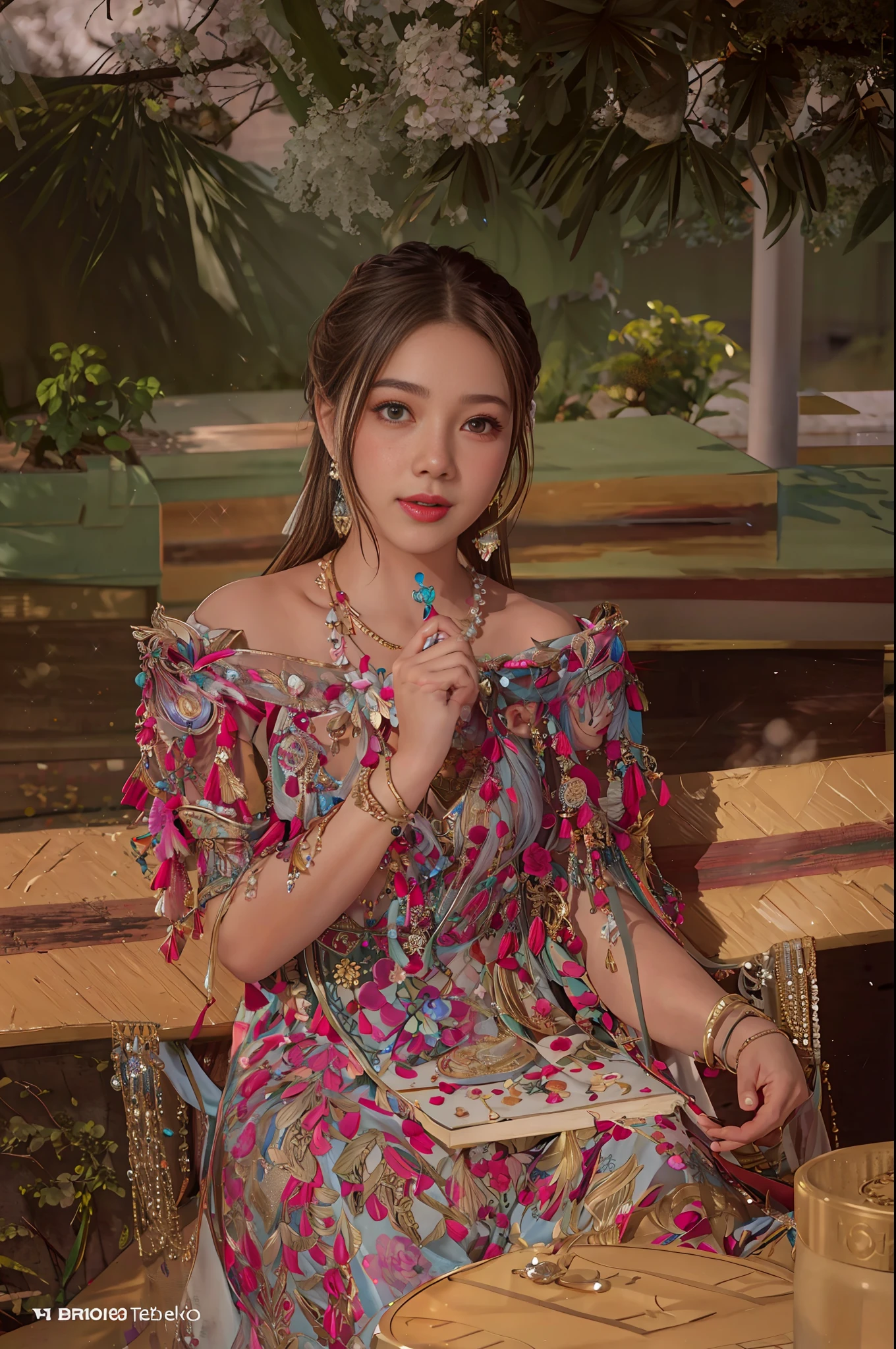 best quality, masterpiece, highres, 1girl,blush,(seductive smile:0.8),,necklace, jewelry,Beautiful face,upon_body, tyndall effect,photorealistic, dark studio, rim lighting, two tone lighting,(high detailed skin:1.2), 8k uhd, dslr, soft lighting, high quality, volumetric lighting, candid, Photograph, high resolution, 4k, 8k, Bokeh