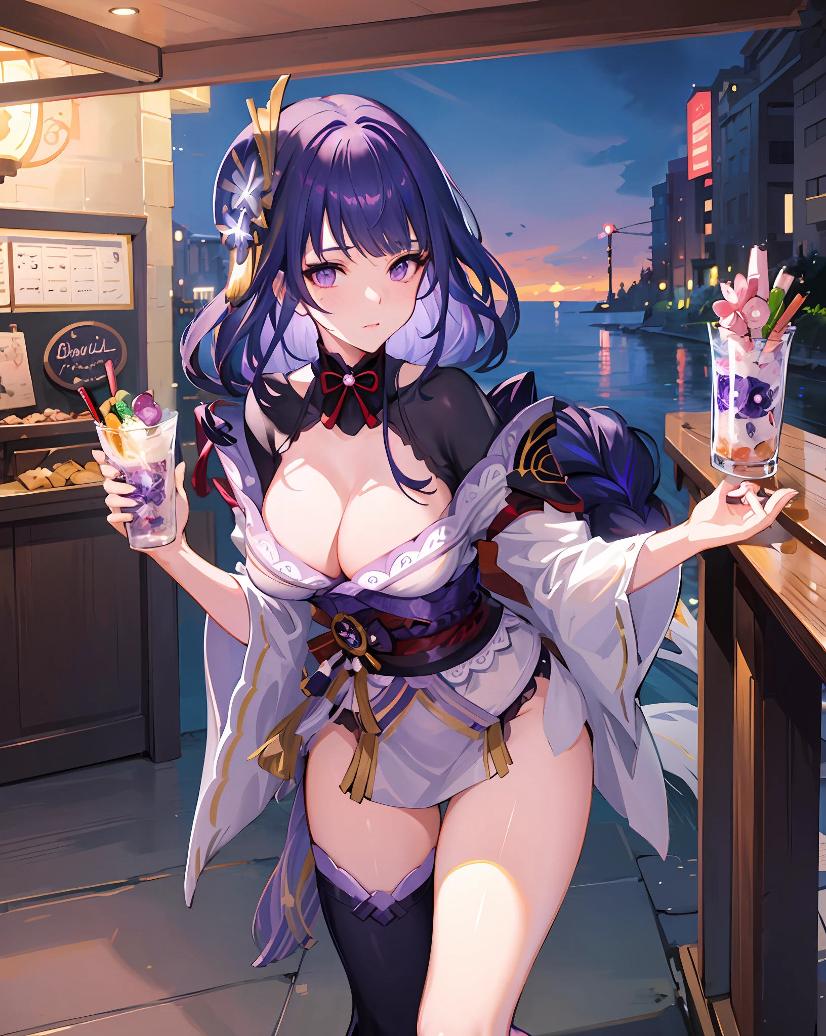 anime - style illustration of a woman with purple hair and black wings, guweiz on pixiv artstation, guweiz on artstation pixiv, best anime 4k konachan wallpaper, trending on artstation pixiv, anime art wallpaper 8 k, anime goddess, anime art wallpaper 4k, anime art wallpaper 4 k, top rated on pixiv, raiden shogun