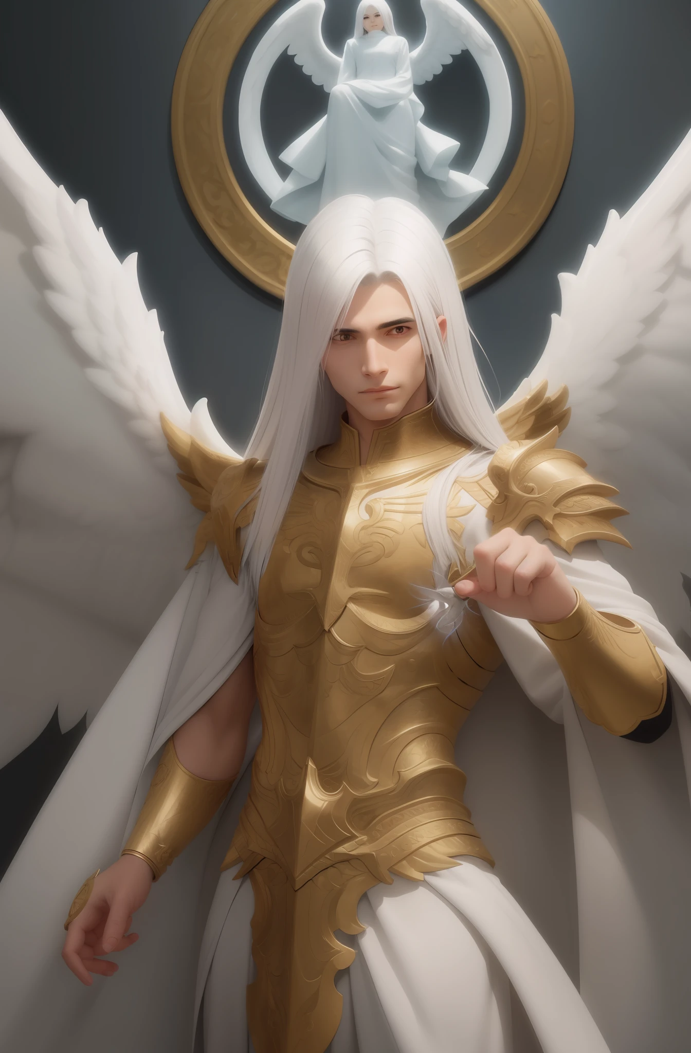 angel micael defeats lucifer