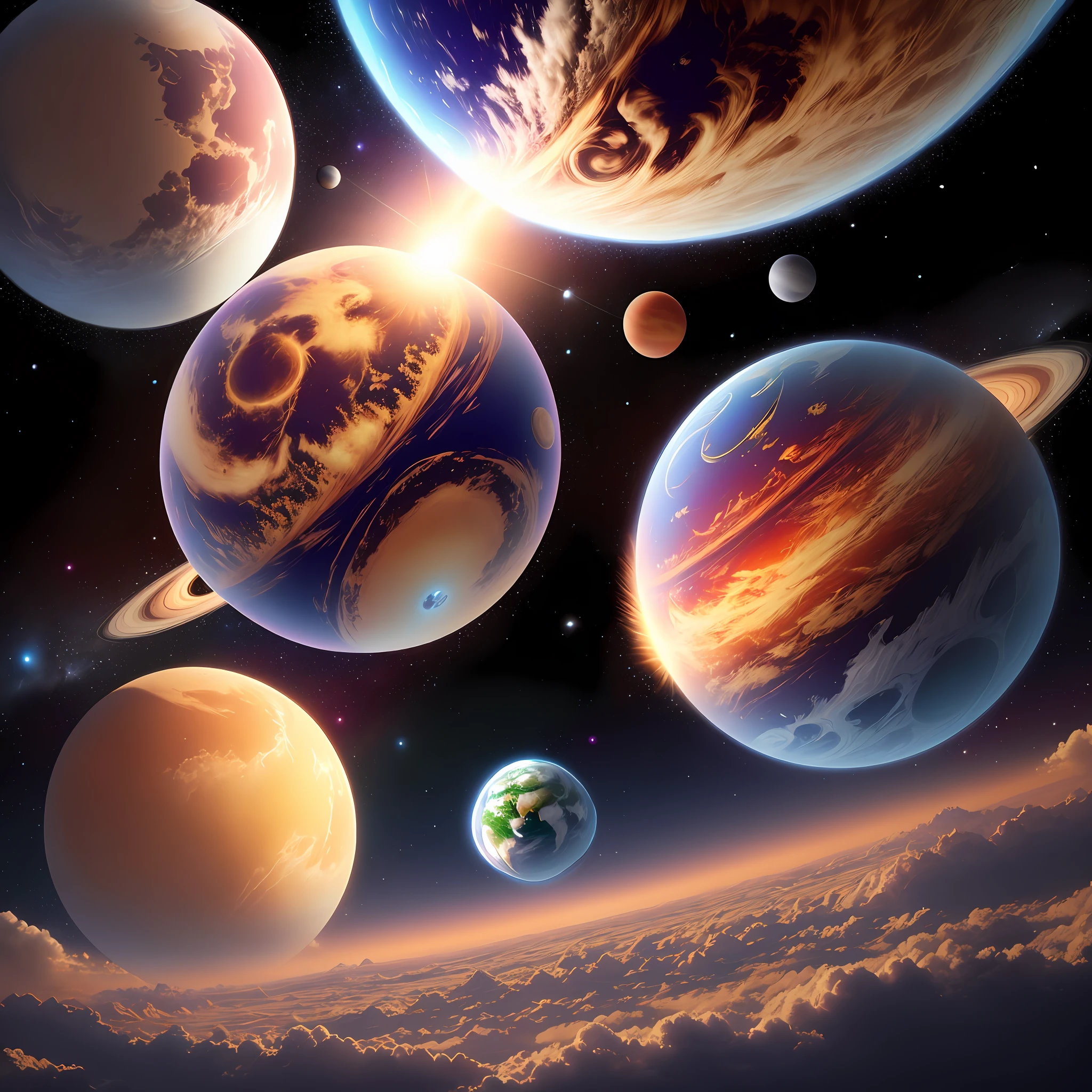 create a image with our planets