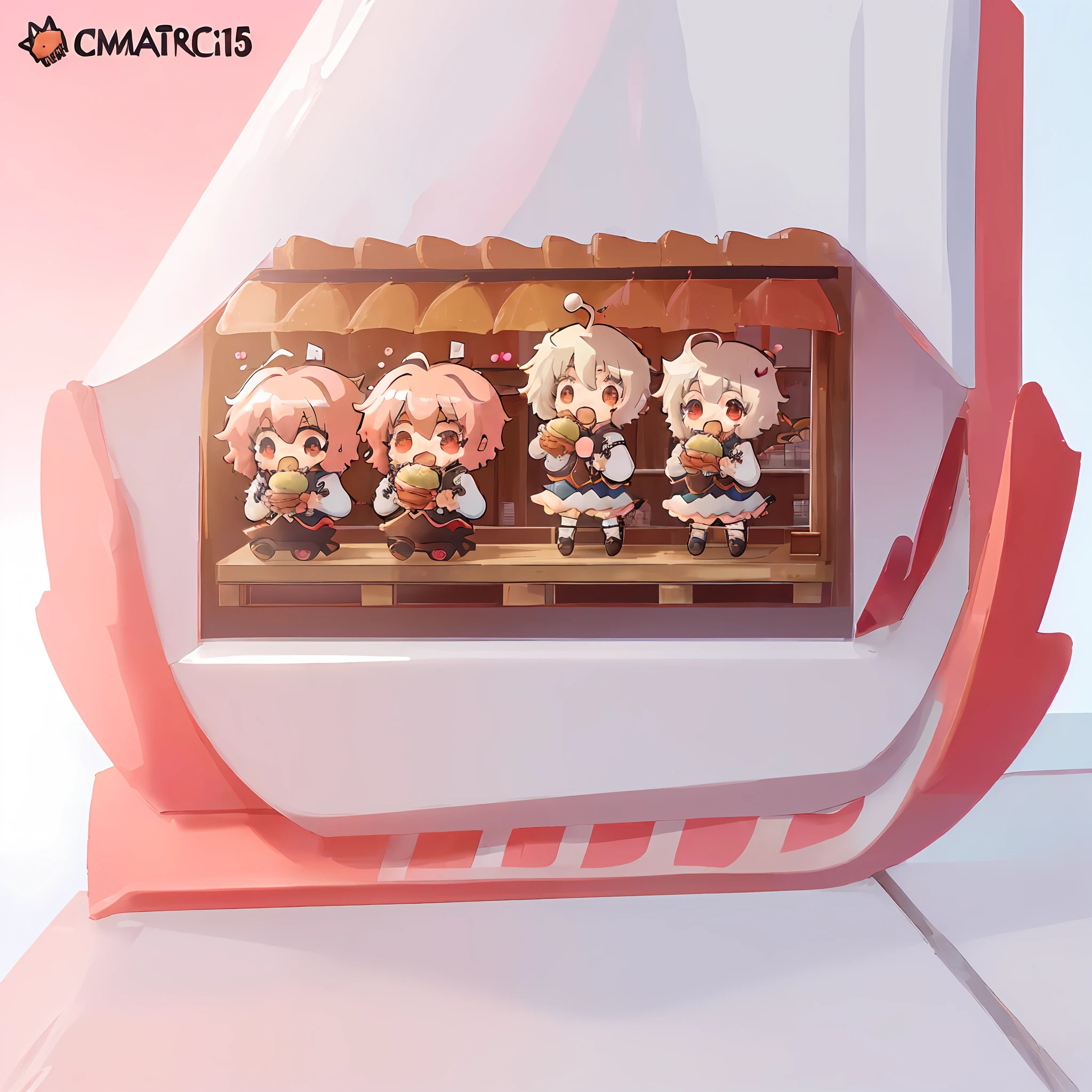[(white background:1.4)::5],(chibi:1.3),eating hamburger,cute,food stand,close up shot,8k,64k, HD, unparalleled masterpiece, dynamic lighting, cinematic, epic,highest quality digital art, wallpaper 4k, official anime art
