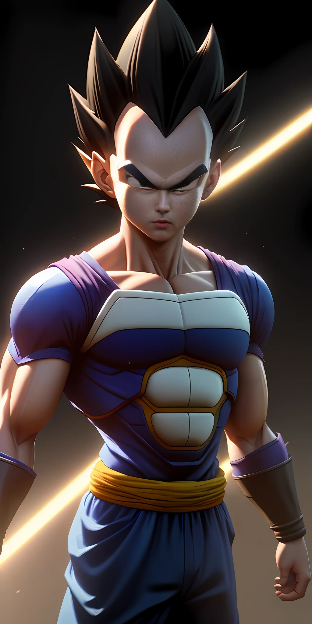 VEGETA Dragon Ball Super , ultra details,octane render, 16k
