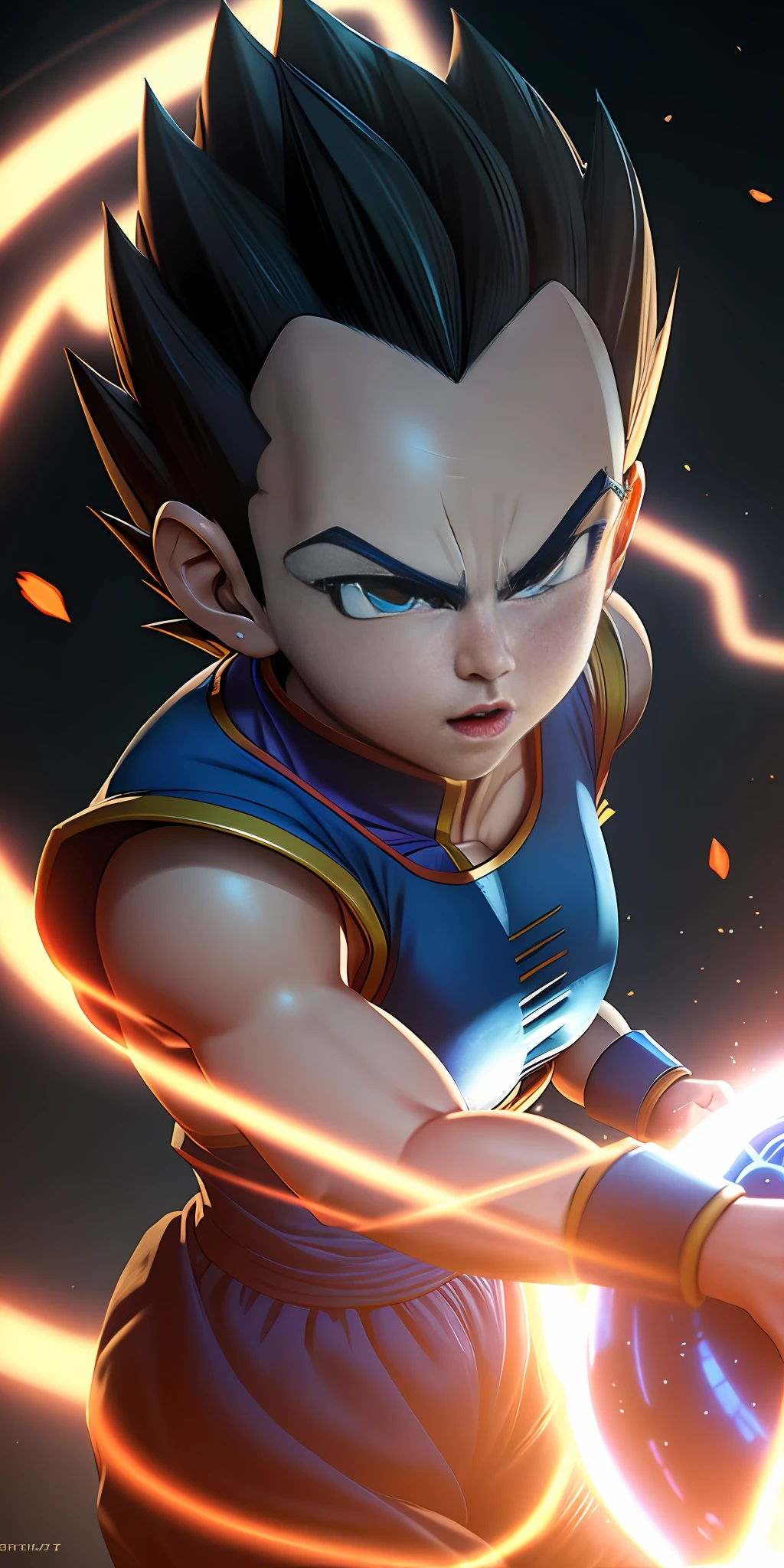 VEGETA Dragon Ball Super , ultra details,octane render, 16k