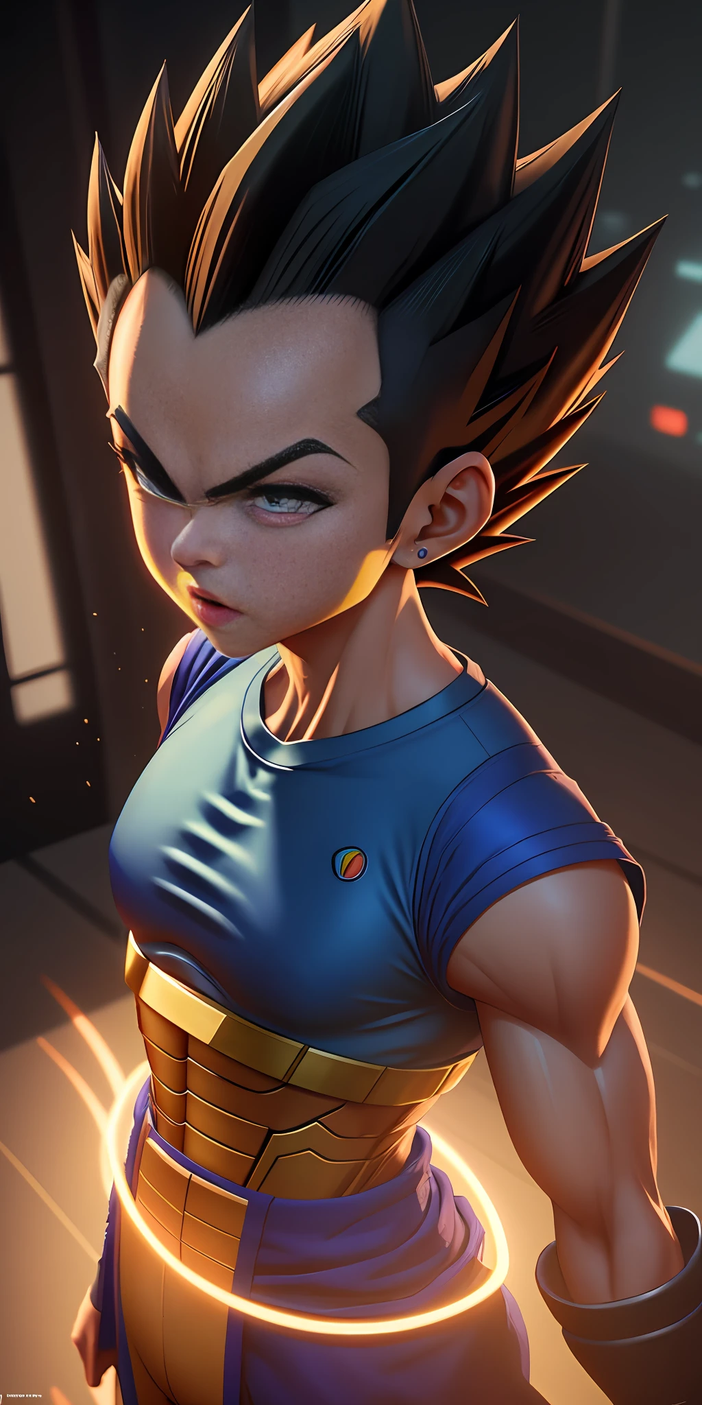 VEGETA Dragon Ball Super , ultra details,octane render, 16k