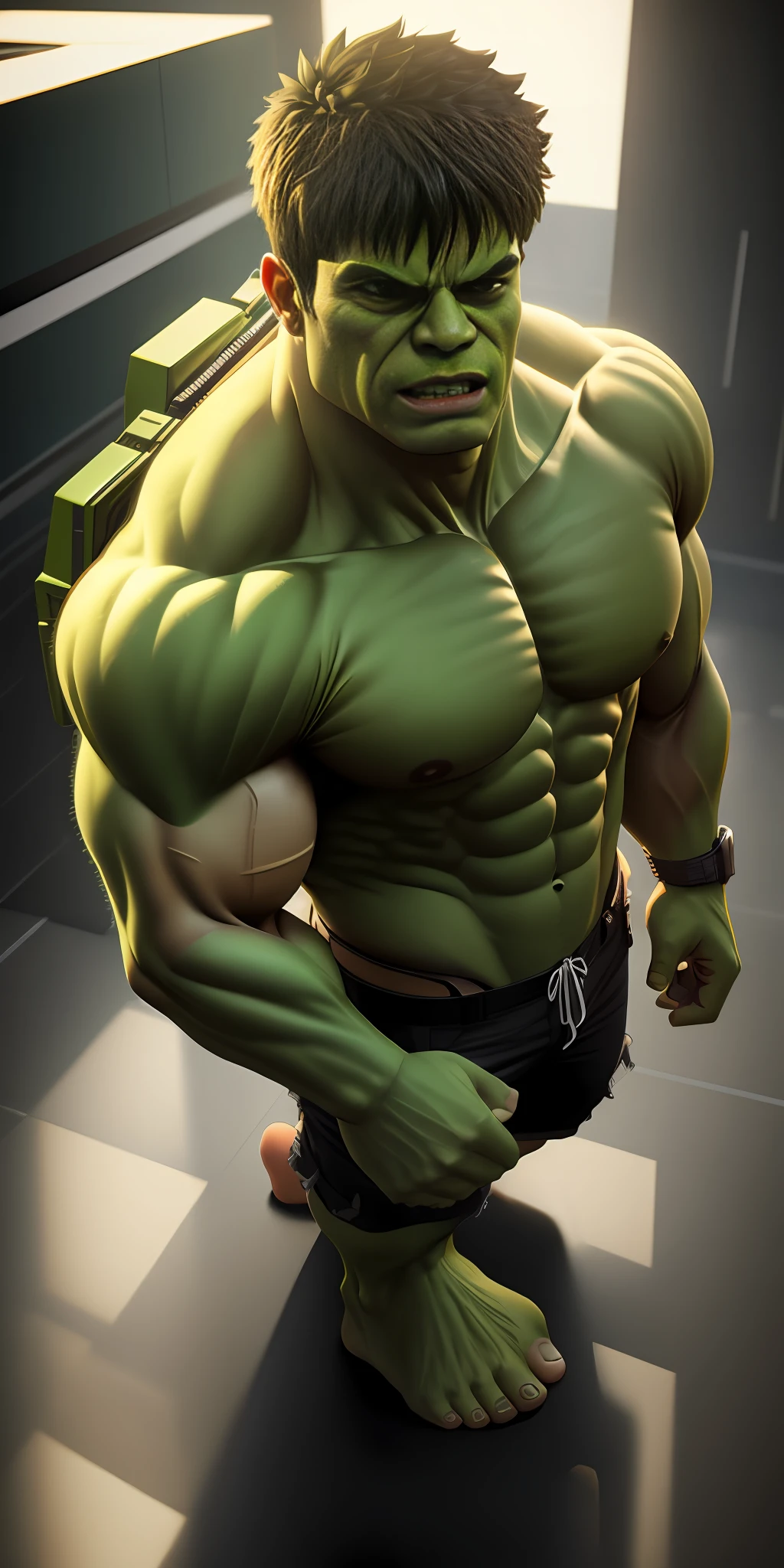 HULK , ultra details,octane render, 16k