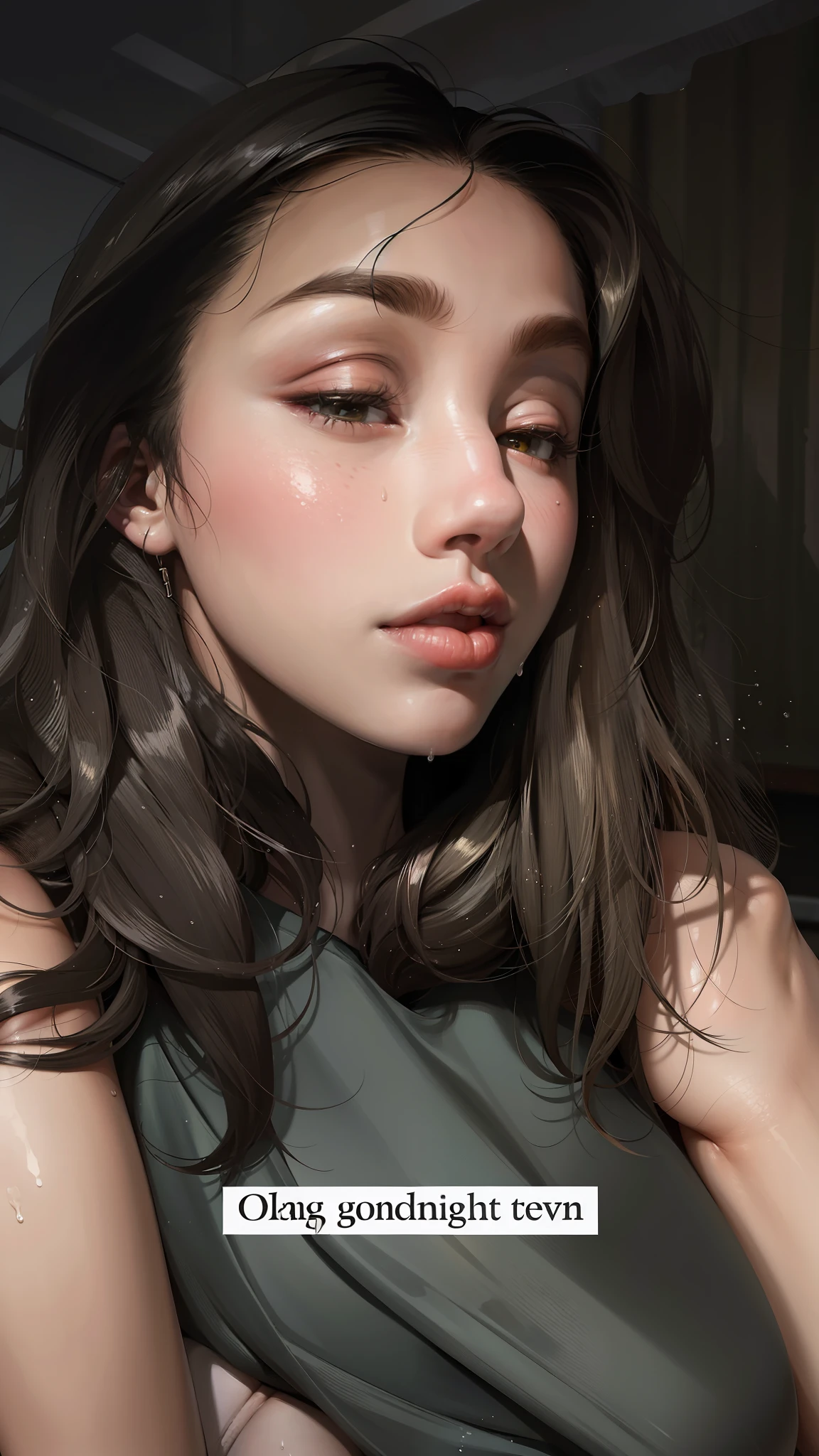 masterpiece:1.2, best quality), realistic, (real picture, intricate details, depth of field), (1girl, solo), make up, parted lips, highly-detailed, perfect face, (huge breasts:1.4), (skindentation), thick thighs, wide hips, small waist, tall, glossy coral lips, red hairs, red eyes, ponytail, (A girl playing volleyball, white volleyball uniform), (sweating:1.2), (wet), sexy, blushing,