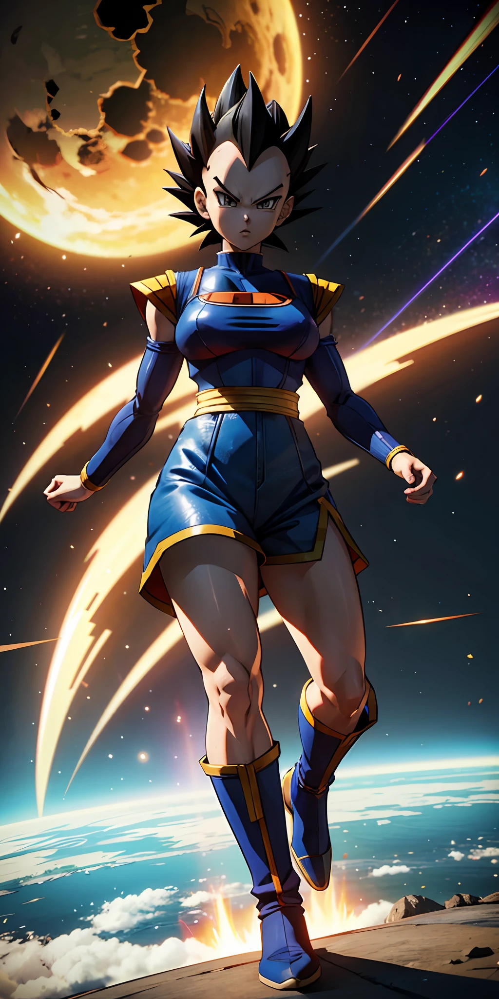 VEGETA Dragon Ball Super , ultra details,octane render, 16k