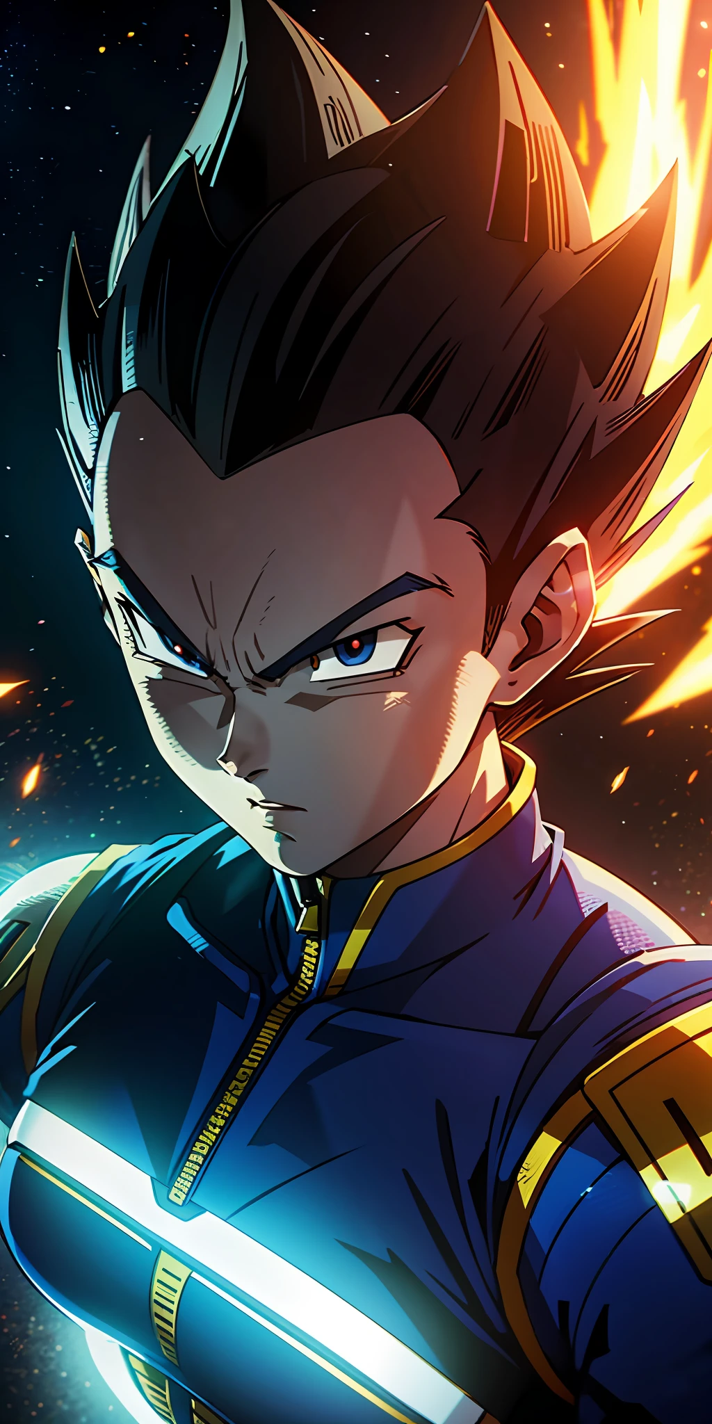 VEGETA Dragon Ball Super , ultra details,octane render, 16k