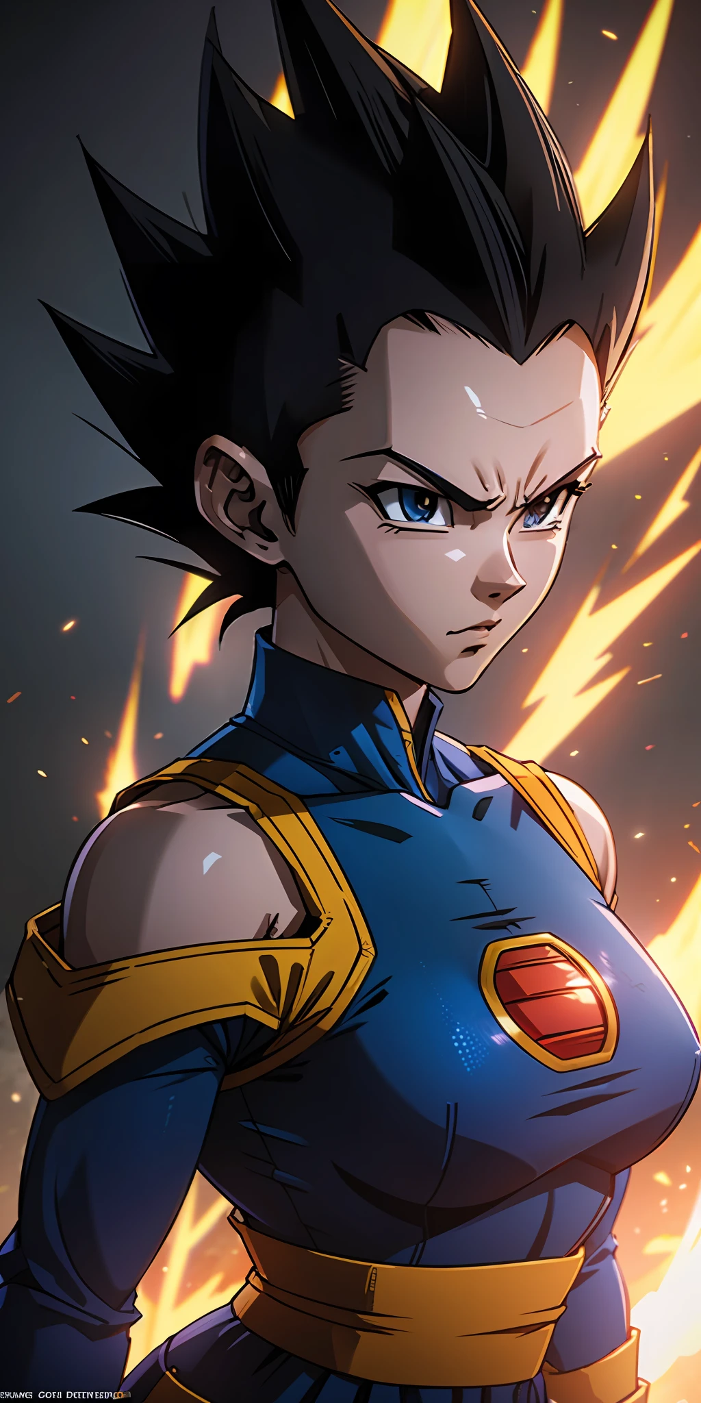 VEGETA Dragon Ball Super , ultra details,octane render, 16k