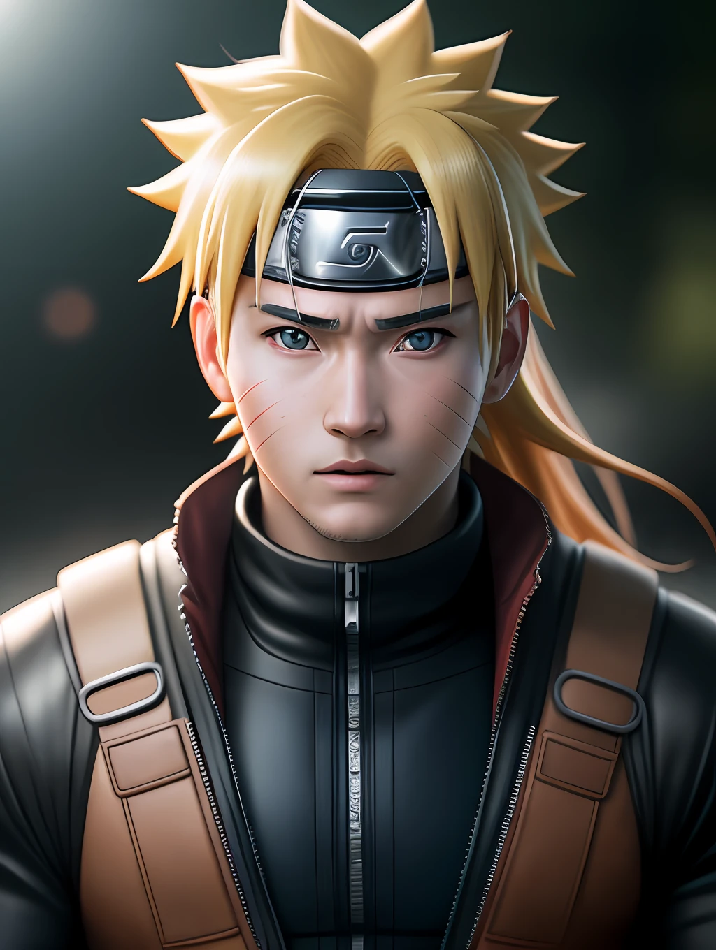 Naruto ultra realistic version, Sony R7 camera f1.6 lens, extremely detailed, fine details, rich colors, realistic hyper realistic texture, dramatic lighting, cinestill 800 tungsten, looking at viewer, realistic photo, RAW photo, TanvirTamim, high quality, high resolution, sharp focus, extremely detailed, cinematic lighting, 8k uhd