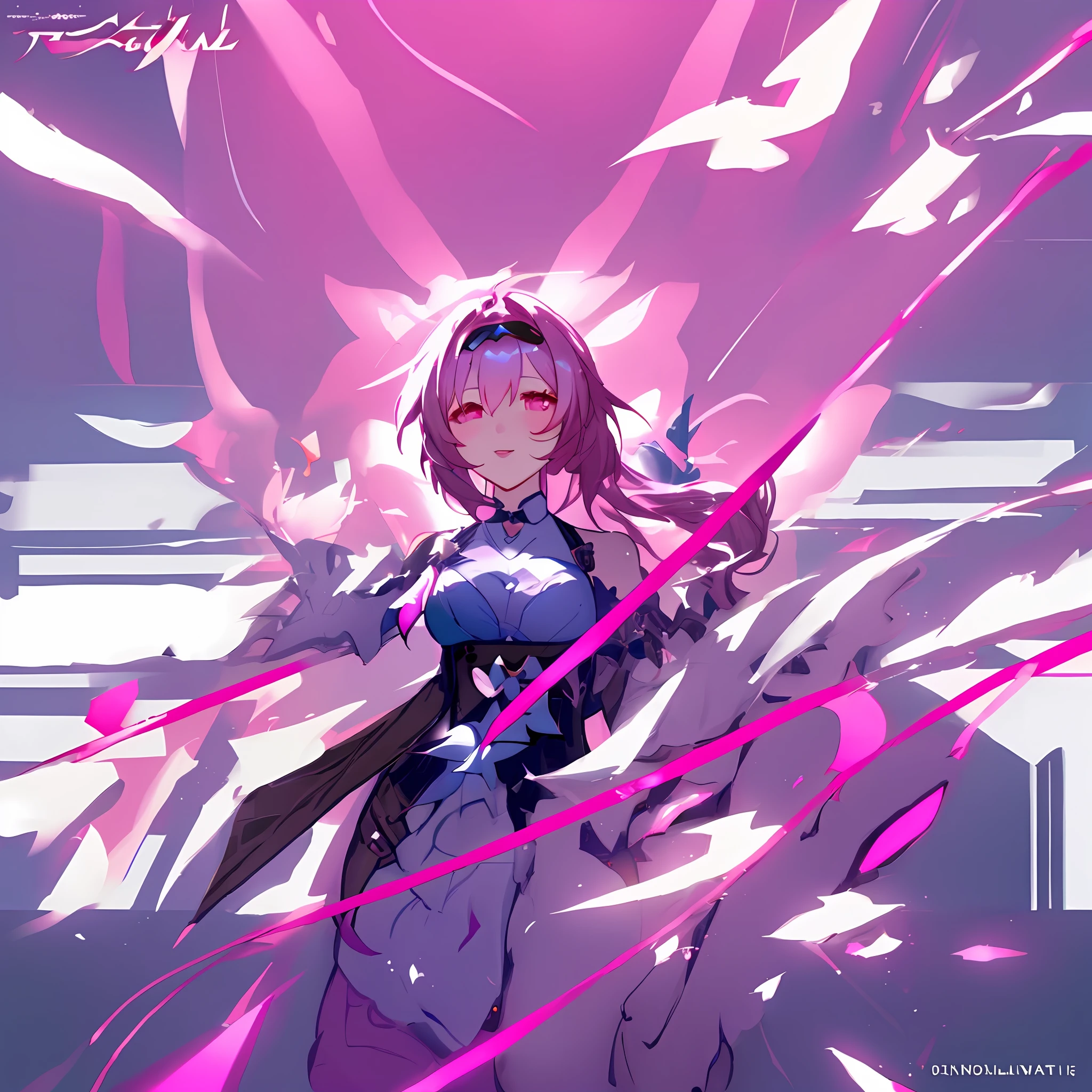 Real, Kafka from Honkai star rail cosplay, looking at camera, full body, pink eyes, hair pin,