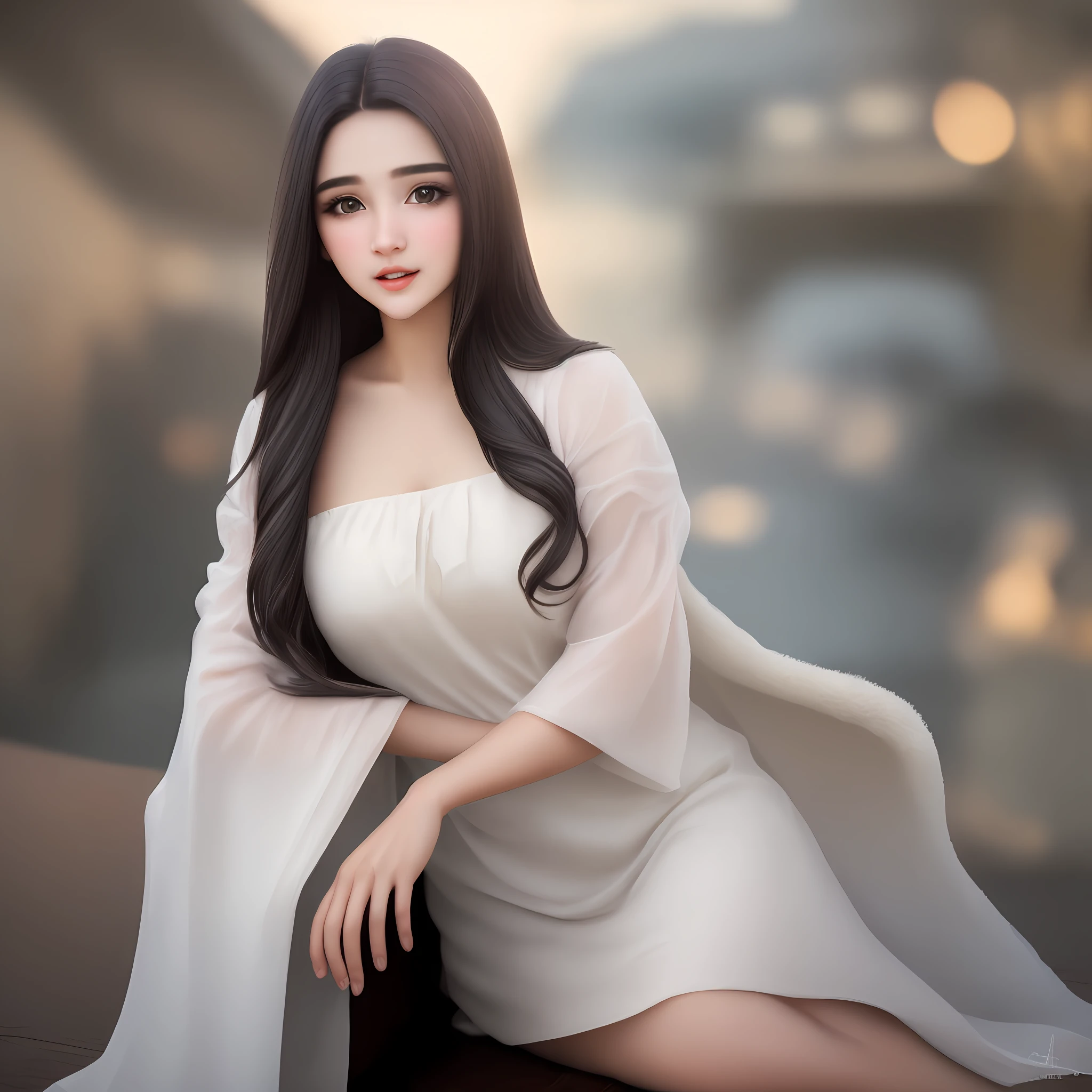 (extremely realistic) (high quality) very beautiful girl