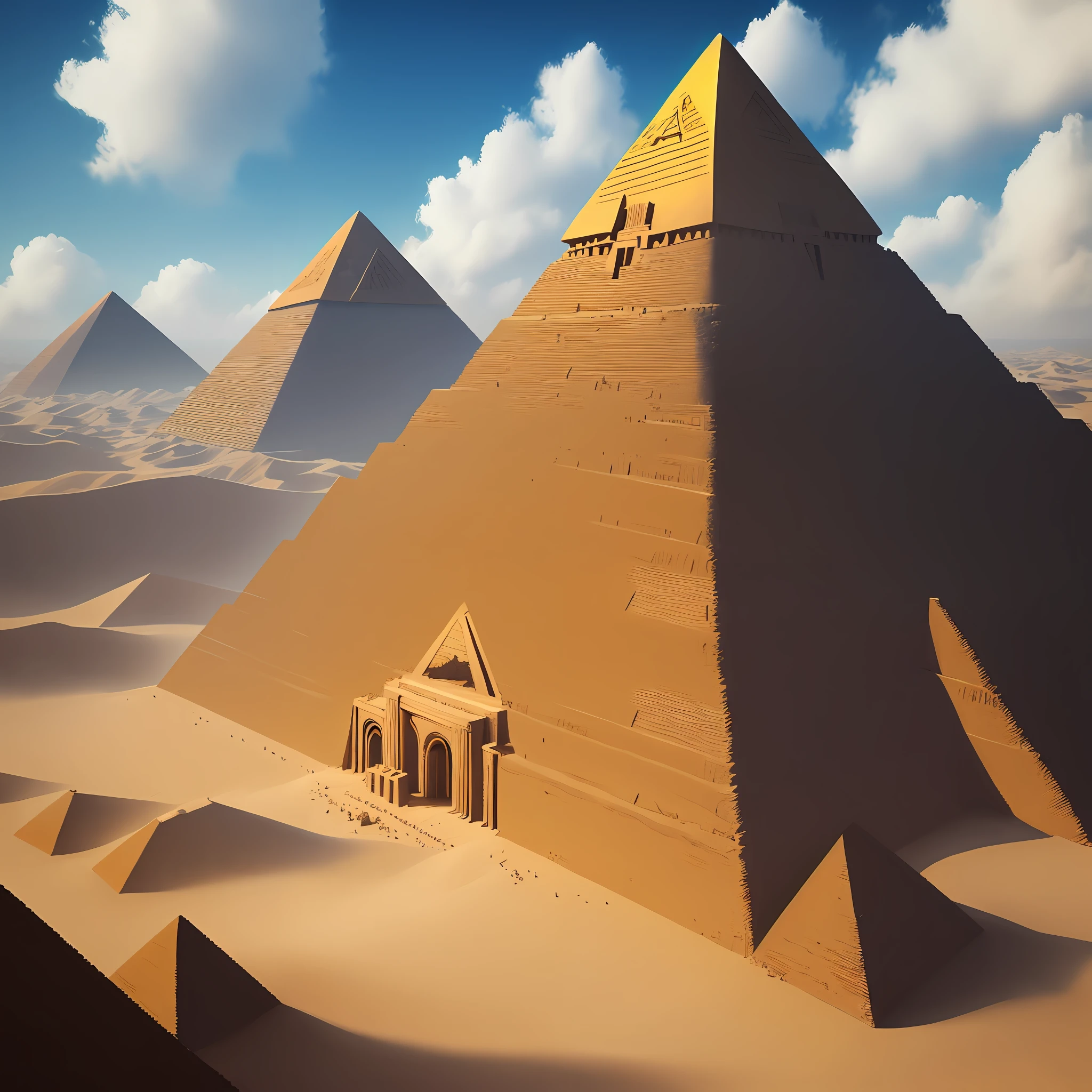 pyramids in the sky