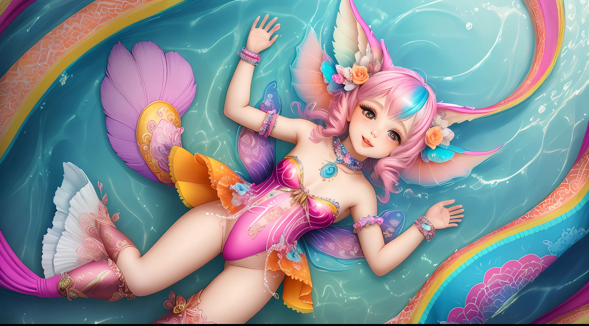 A Maluquinha: A nymphet who is always dressed in colorful and extravagant clothes, combining unlikely prints.