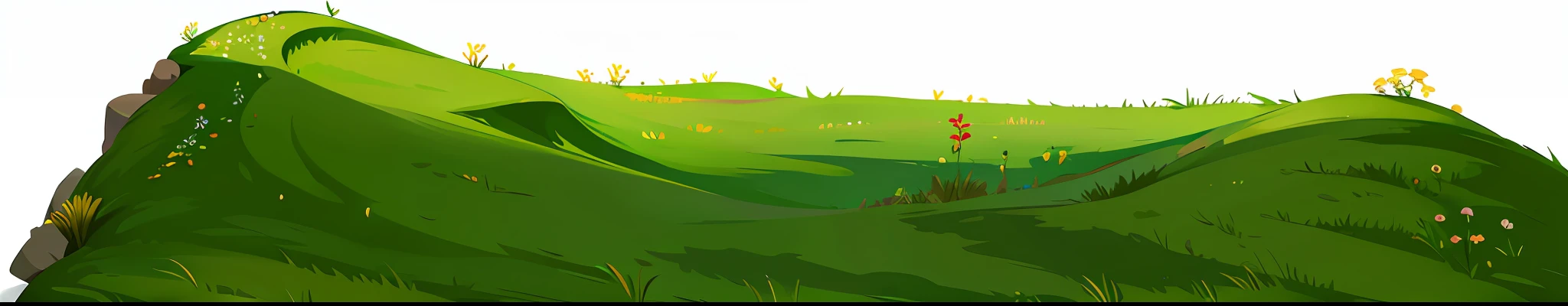 (8k, RAW photos, best quality, proficiency: 1.2), (fidelity, reuthentic: 1.37), grass, bushes, slopes