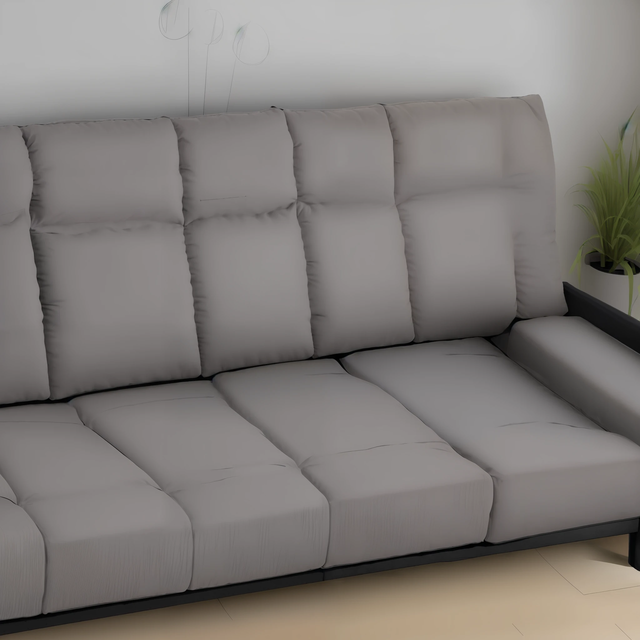 (((((sofa))))), line drawing, stick figure, children's drawing,((((black and white))))