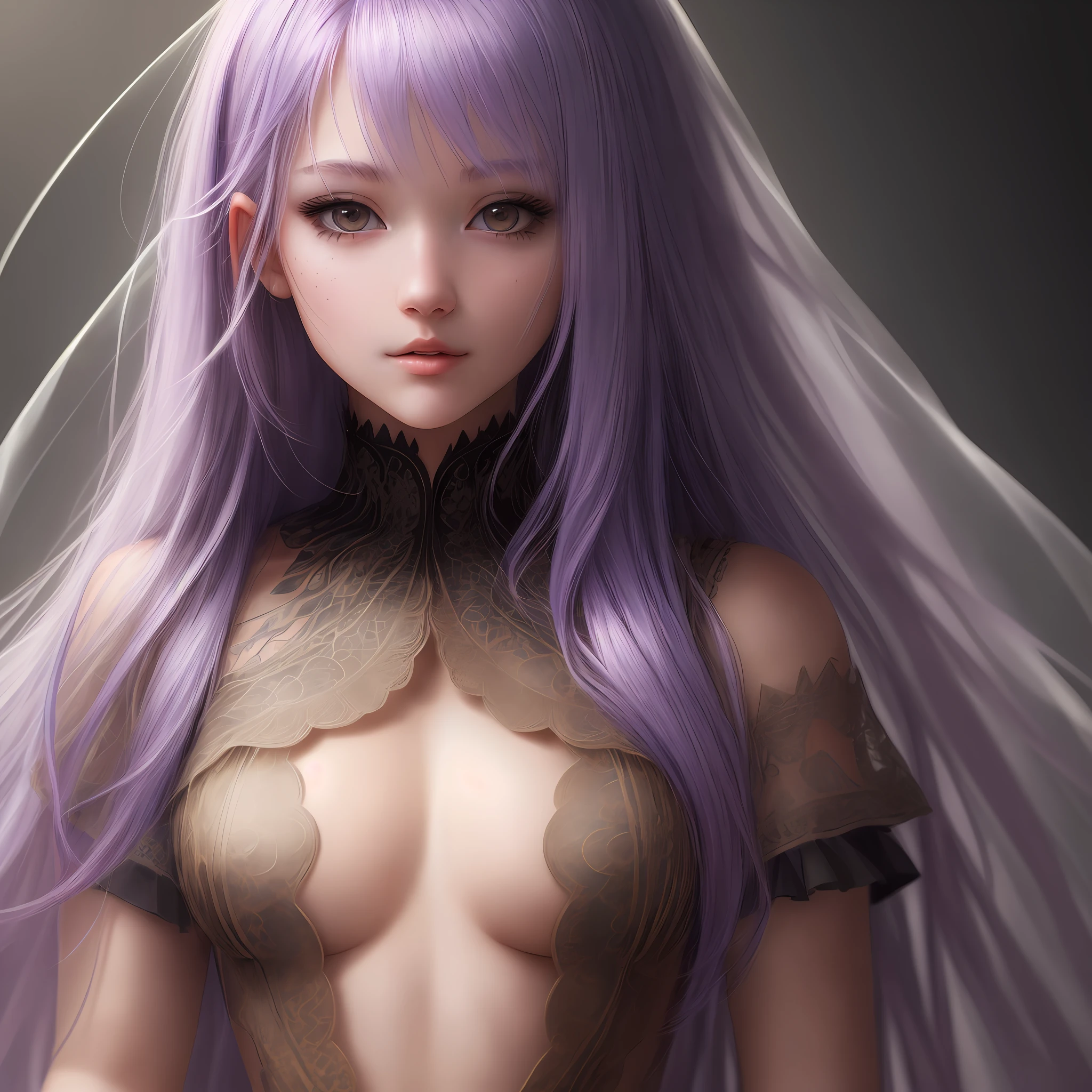 Raw, aespakarina,1girl,(intricate details), upper body, best quality,((super detailed, super skin detail)), (realism: 1.4), looking at viewer, rainbow hair,, straight hair,
