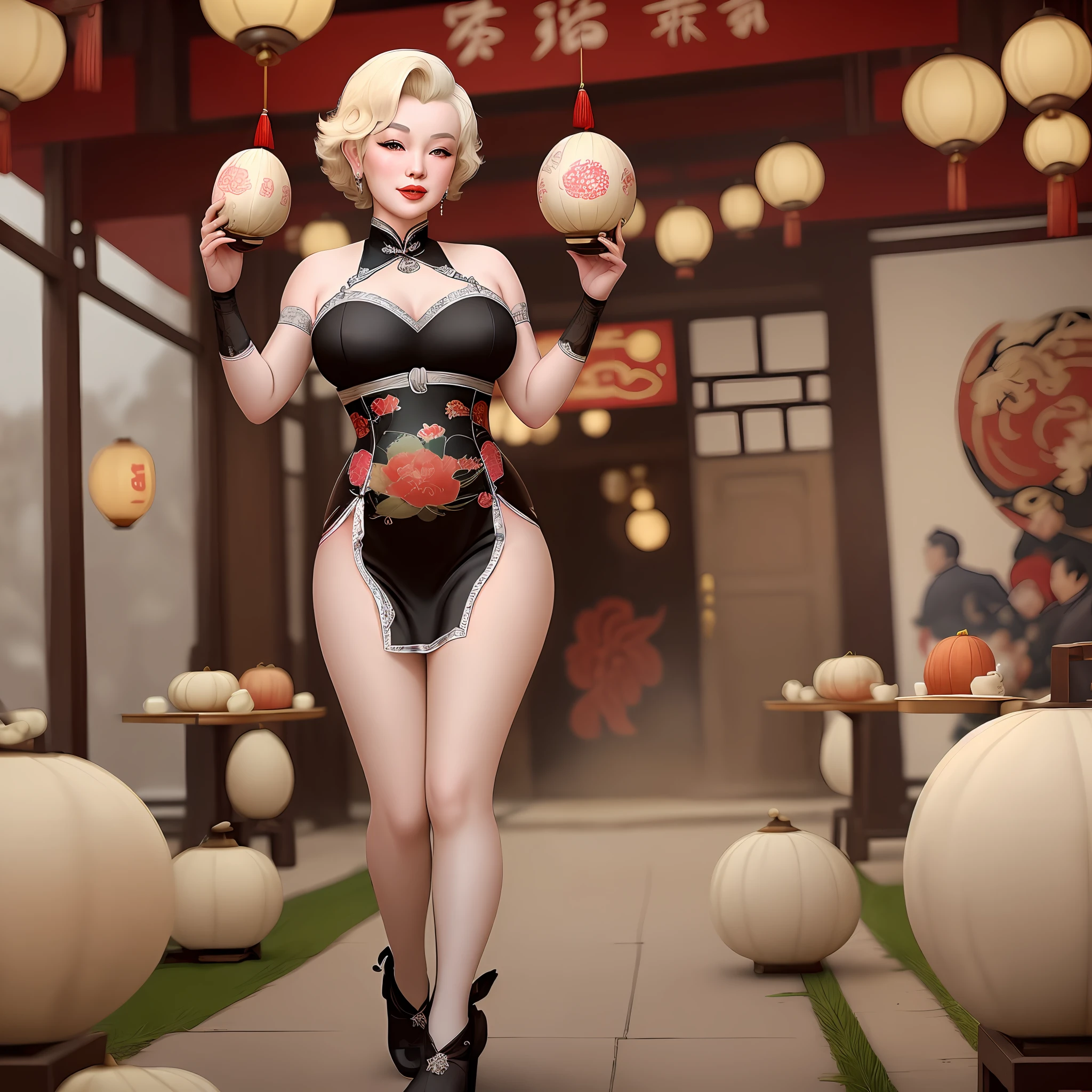 In the late Qing Dynasty, Marilyn Monroe came to Beijing, China, to eat sugared gourds