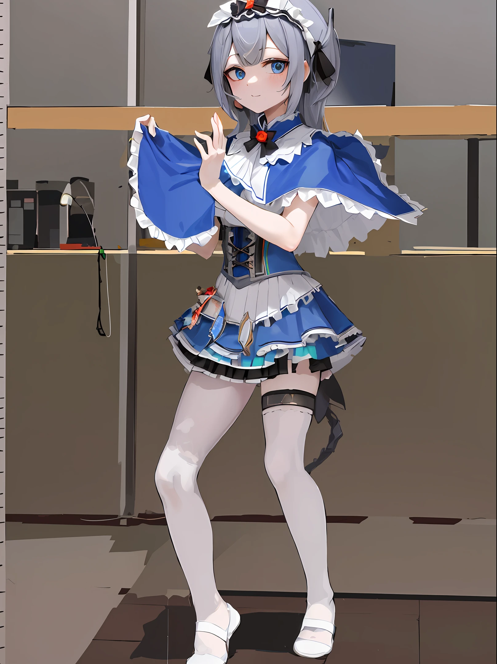 masterpiece, best quality, night garden, LiselotteCretia, , long hair, wavy hair, bangs, blue eyes, blue hair, frills, (white capelet:1.2), hair bow, red bow, black dress, corset Negative prompt: (easynegative:1.5), watermark, text, error, blurry, jpeg artifacts, cropped, worst quality, low quality, normal quality, jpeg artifacts, signature, watermark, username, artist name, (worst quality, low quality:1.4), bad anatomy
Size: 2048x3072, Seed: 2294937324, Model: abyssorangemix3AOM3_aom3a1, Steps: 35, Sampler: DPM++ 2M Karras, CFG scale: 7, Clip skip: 2, Mask blur: 4, Model hash: f303d10812, Denoising strength: 0.3, Tiled Diffusion method: Mixture of Diffusers, Tiled Diffusion overlap: 48, Tiled Diffusion upscaler: 4x-UltraSharp, Tiled Diffusion batch size: 8, Tiled Diffusion tile width: 128, Tiled Diffusion tile height: 128, Tiled Diffusion scale factor: 2