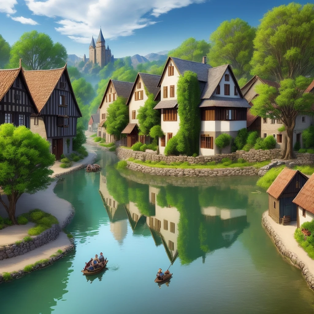 once upon a time, peaceful town, serene village, inhabitants, harmony, terrible water villain, Hydronium, evil plan, charging excessive fees, desperate
