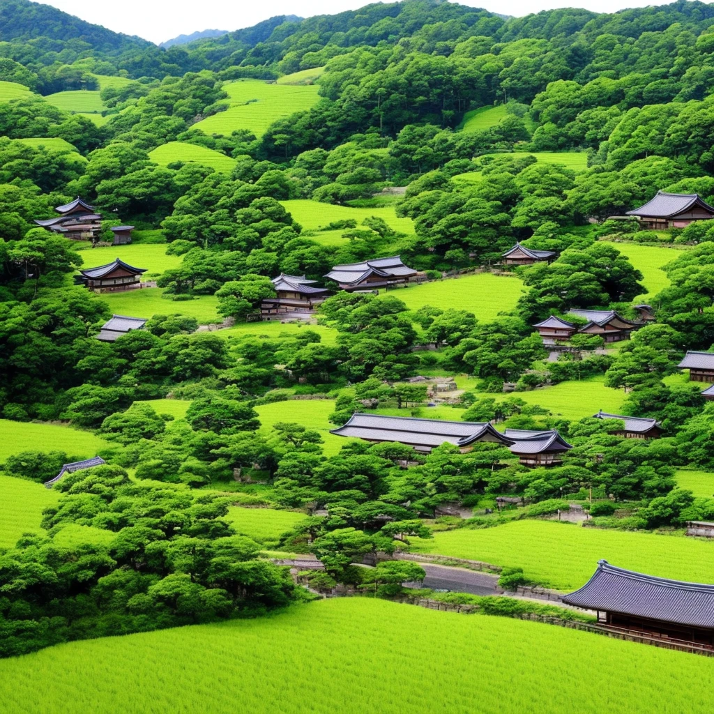 Scenery of the countryside in Japan, the most realistic.