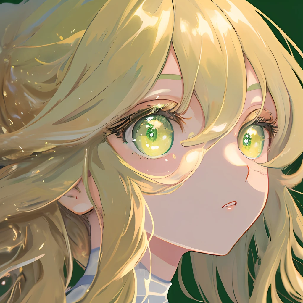 "Masterpiece, best quality, ultra-detailed, portrait of a beautiful girl with long (wavy) beige hair, green eyes, in abstract art style on pastel digital background. Add a touch of color and texture to enhance the effect abstract.Beautiful oil painting texture, detailed eyes