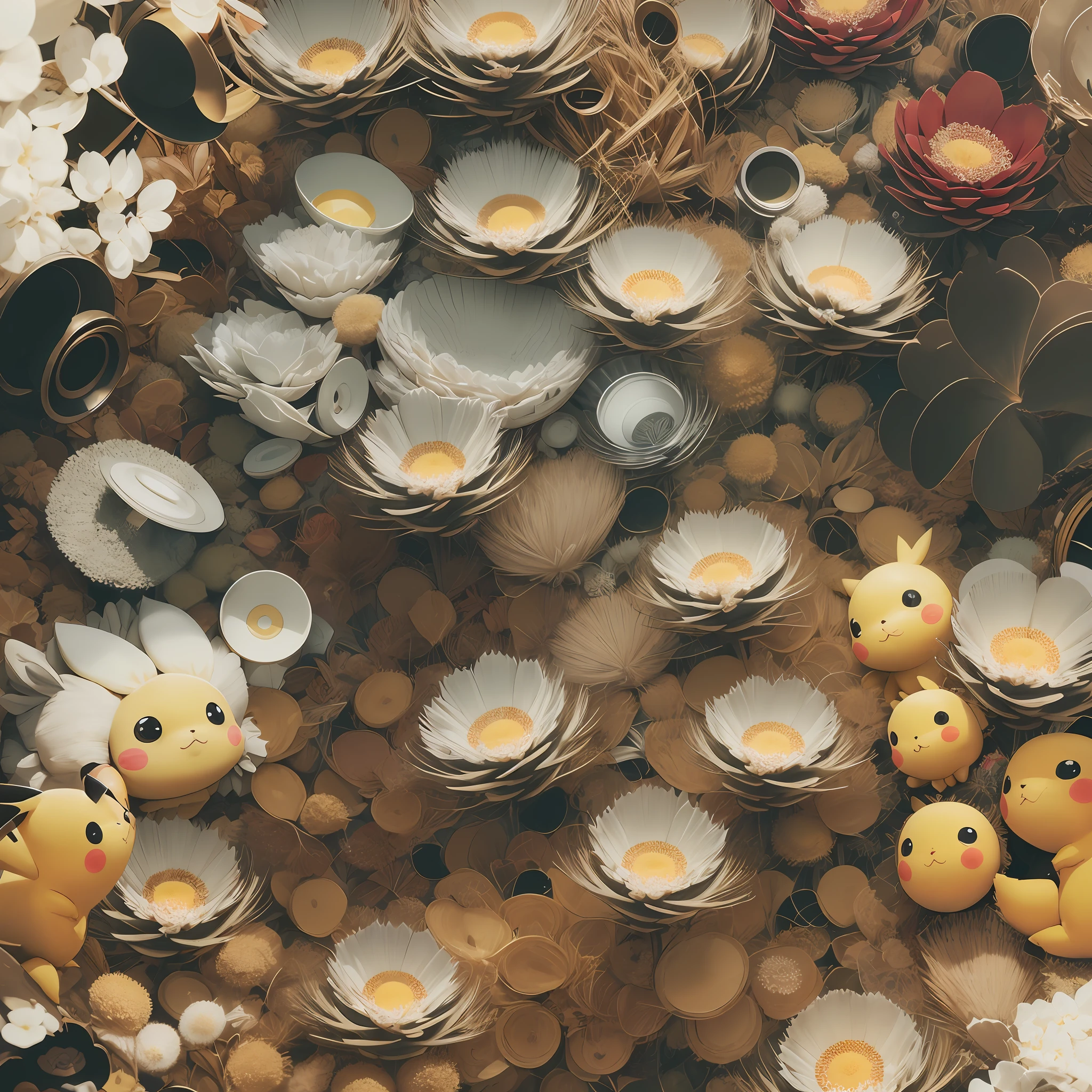 (ultra-detailed, best quality, masterpiece, ultra-high resolution), zoomed in, a ((cute:1.3)|(charming)) Pikachu, big eyes, red cheeks, yellow hair, finely drawn hair texture , howling, bouncing, smooth skin with personalized homemade clothing, (Modern: 0.9+National Treasure: 1.1), dynamic background, portrait lighting, white or bright light, warm colors, suitable for mobile wallpapers. --v 6